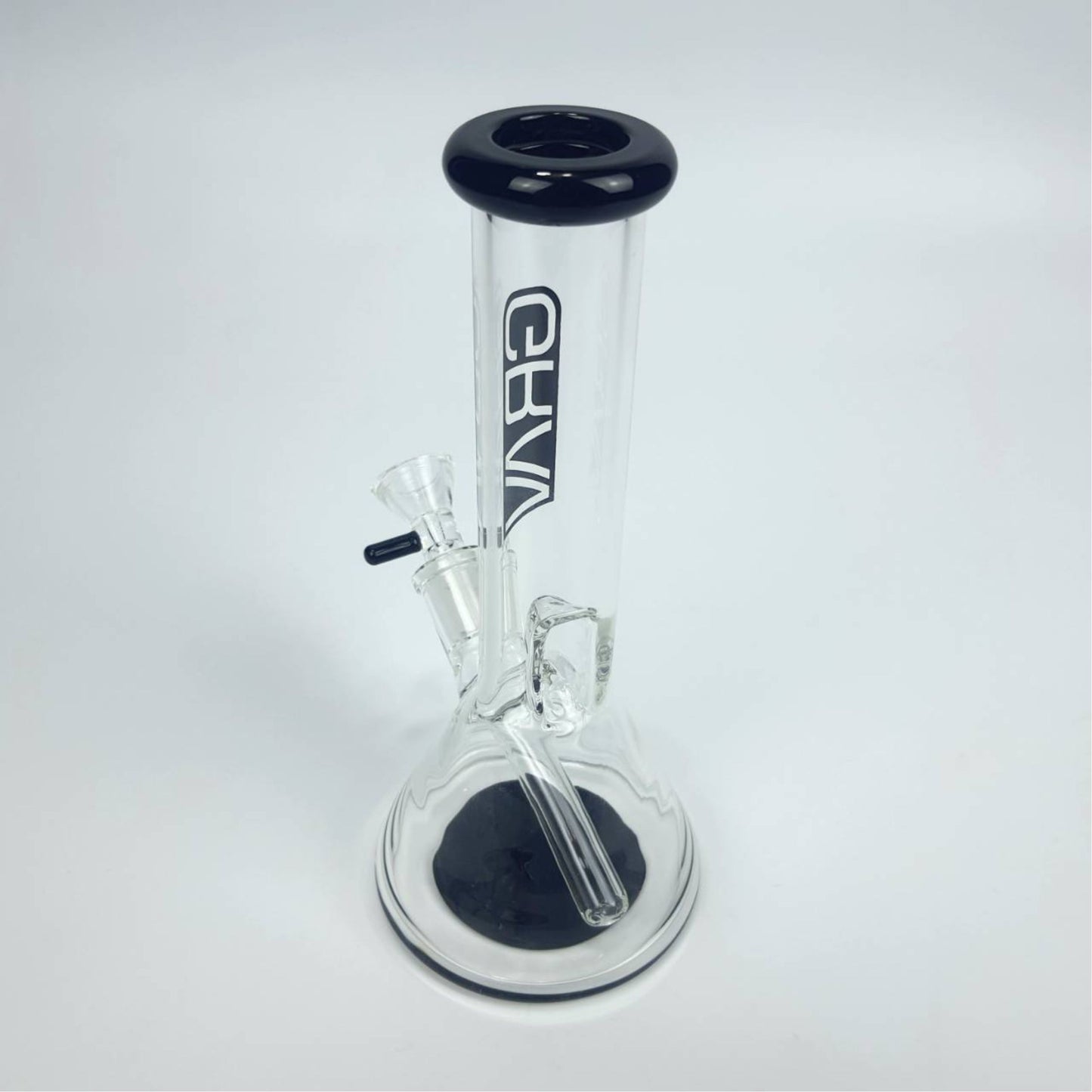Glass Bong | GRAV BEAKER MINI NI BLACK 8 INCH