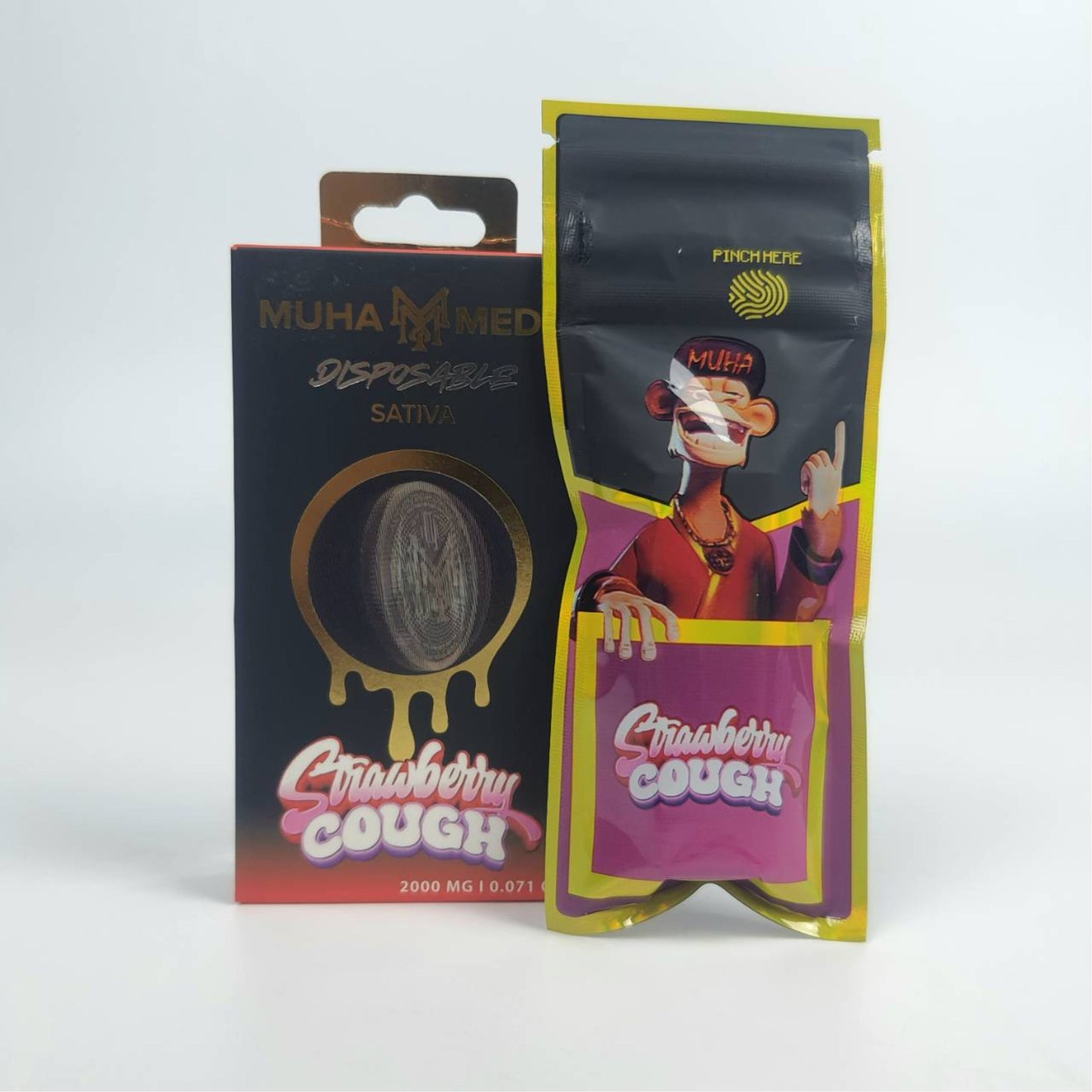 MUHA MEDS 2.0ML | STRAWBERRY COUGH : SATIVA
