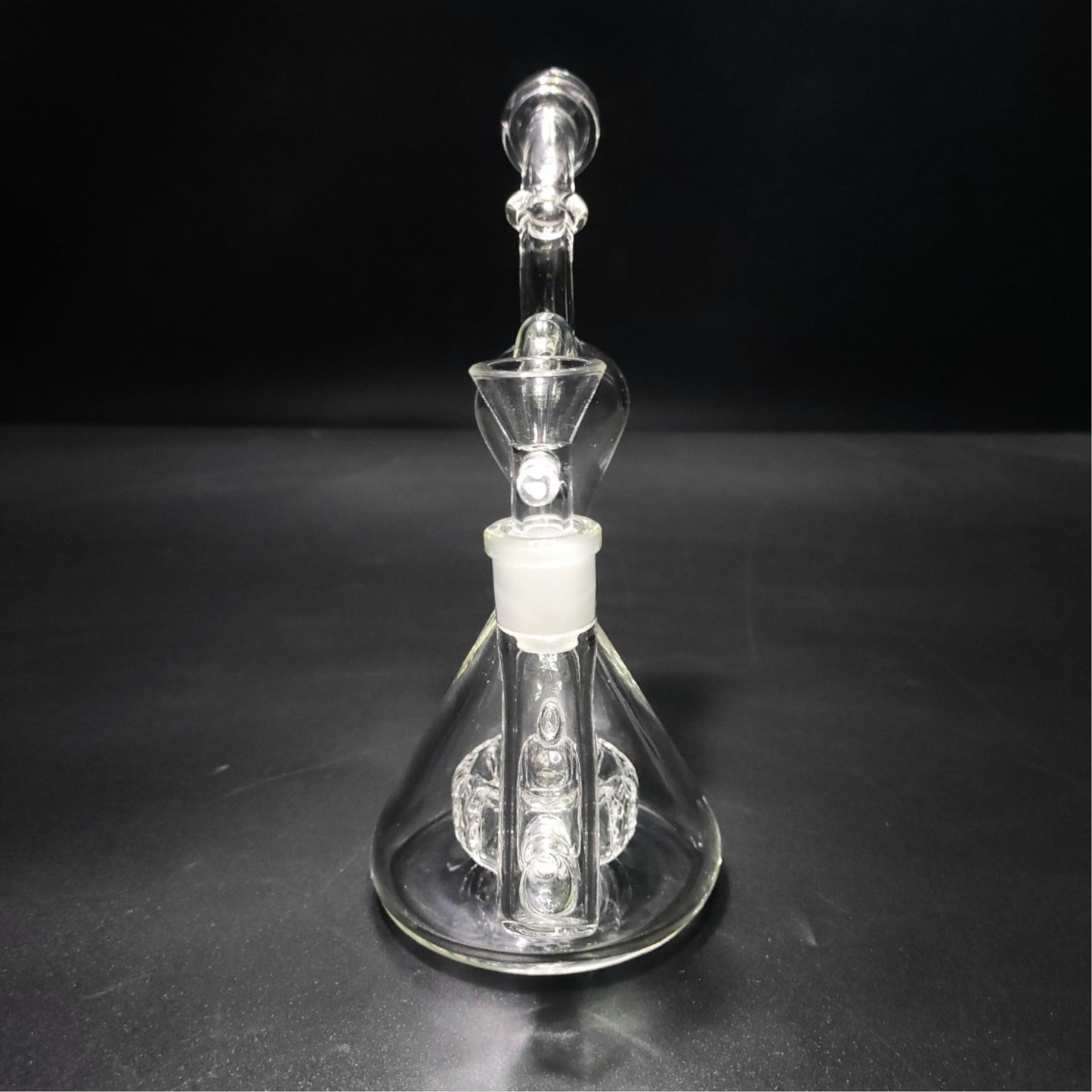 Glass Bong | RECYCLER BEAKER VASE OIL RIG WITH MATRIX PERCULATOR 8 INCH