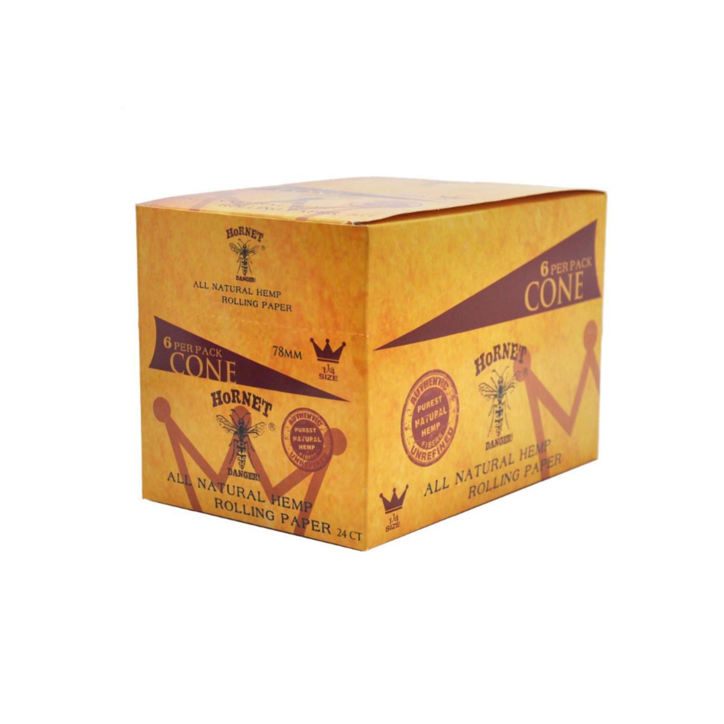 ROLLING PAPER | HORNET 1 1/4 INCH PRE - ROLLED CONES