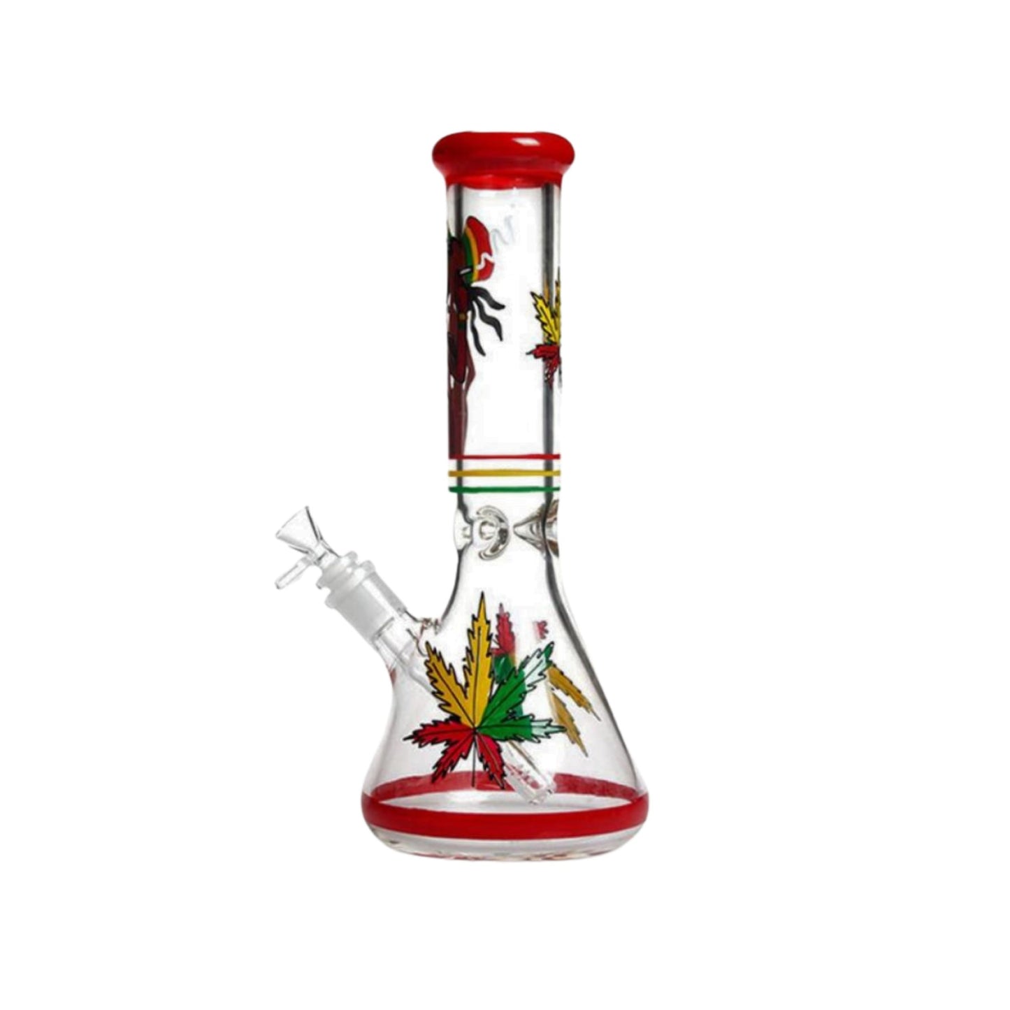 Glass Bong | RASTA WOMAN BEAKER 13.5 INCH