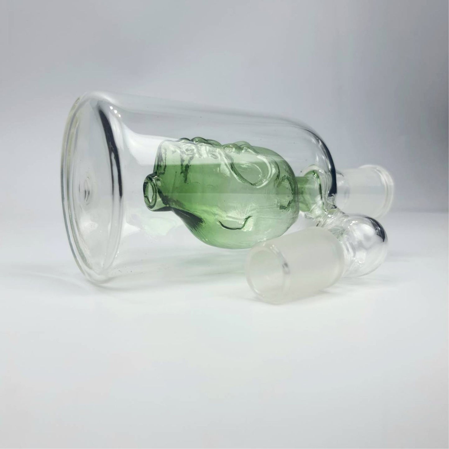 PERCULATOR | SKULL GREEN PERCULATOR 18 MM 45 DEGREE