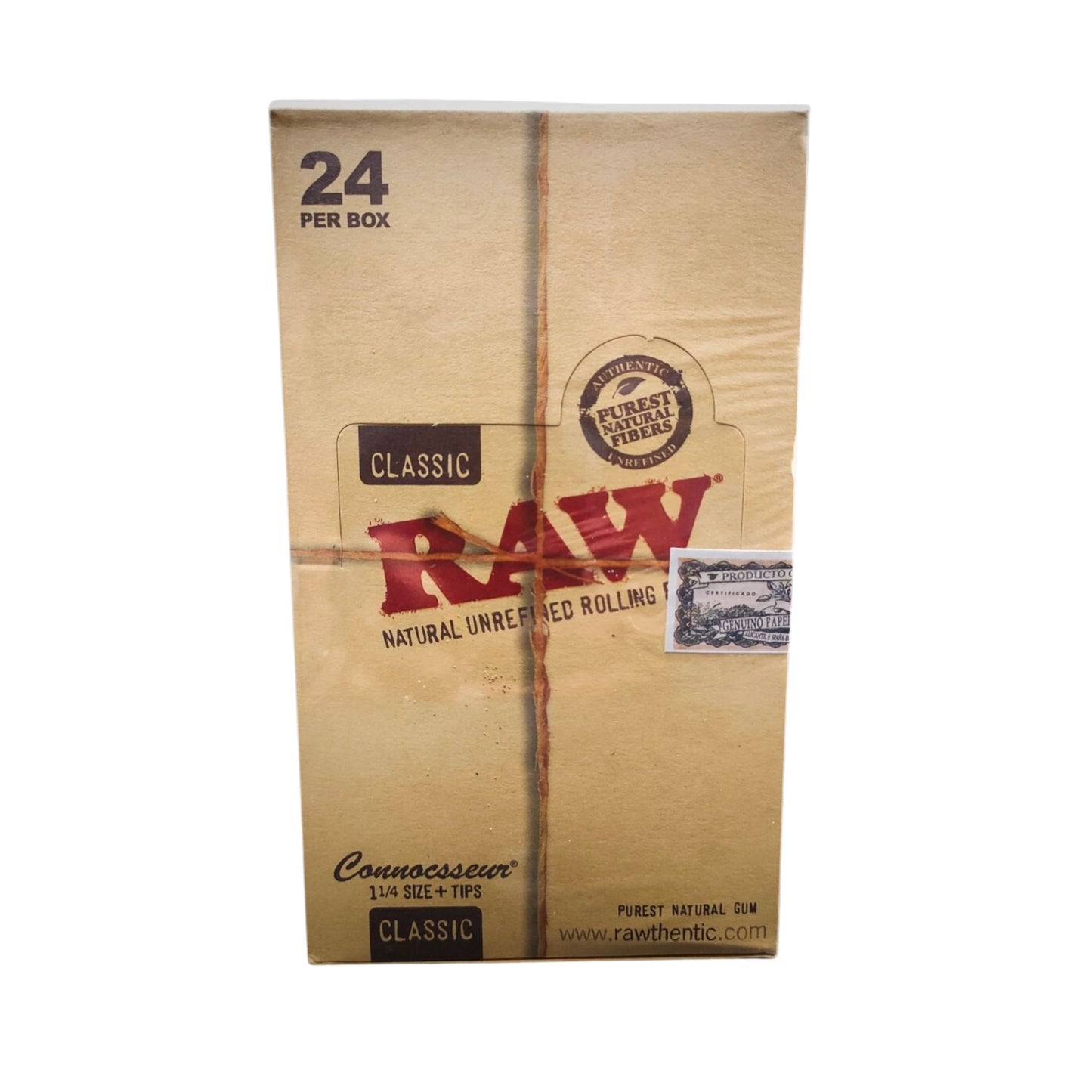 ROLLING PAPER | CHA RAW CLASSIC CONNOISSEUR 1 ¼" WITH TIPS