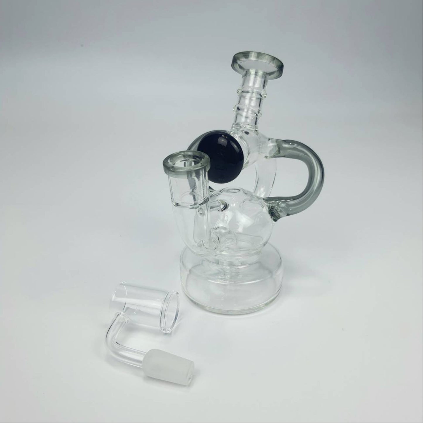 GLASS BONG | CHAMBE MINI RECYCLER RIG 6 INCH