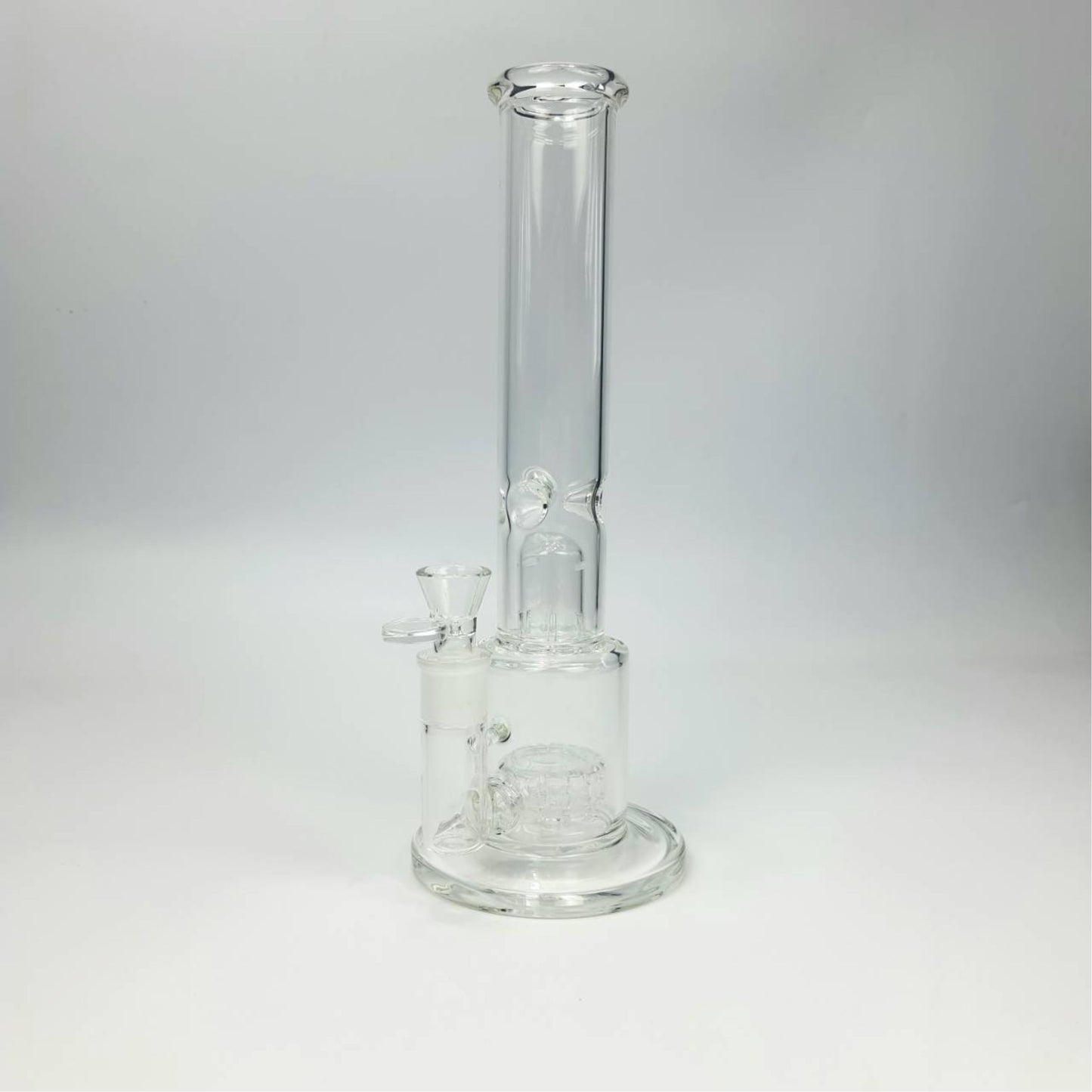 GLASS BONG | DYNASTY STRAIGHT 12 INCH WITH HELIX & DOME PERC