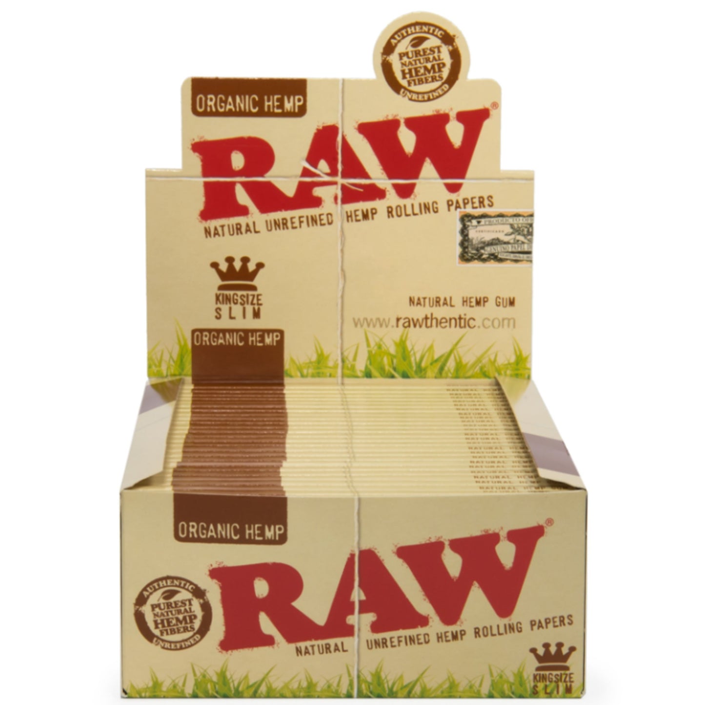 ROLLING PAPER | RAW ORGANIC HEMP KINGSIZE ROLLING PAPER