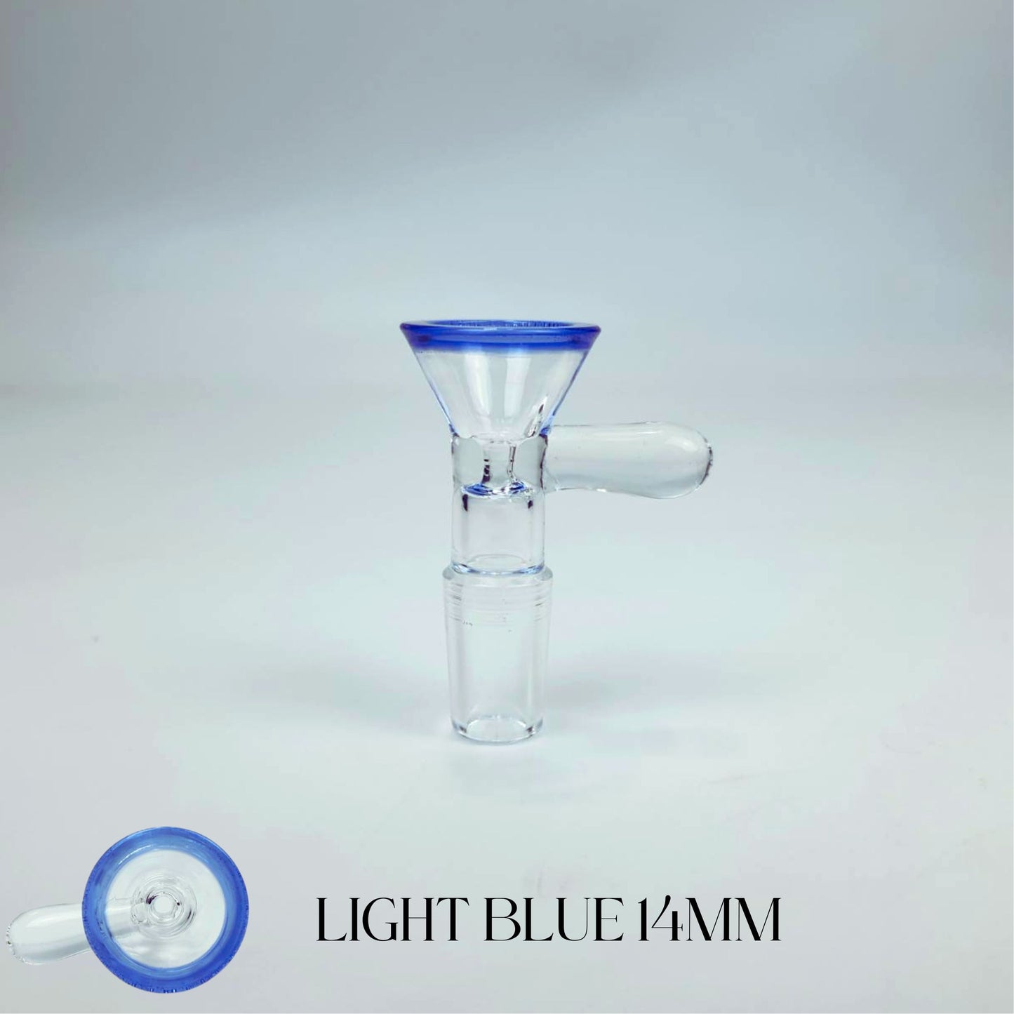 GLASS BOWL |  COLORFUL TOP BOWL 14MM