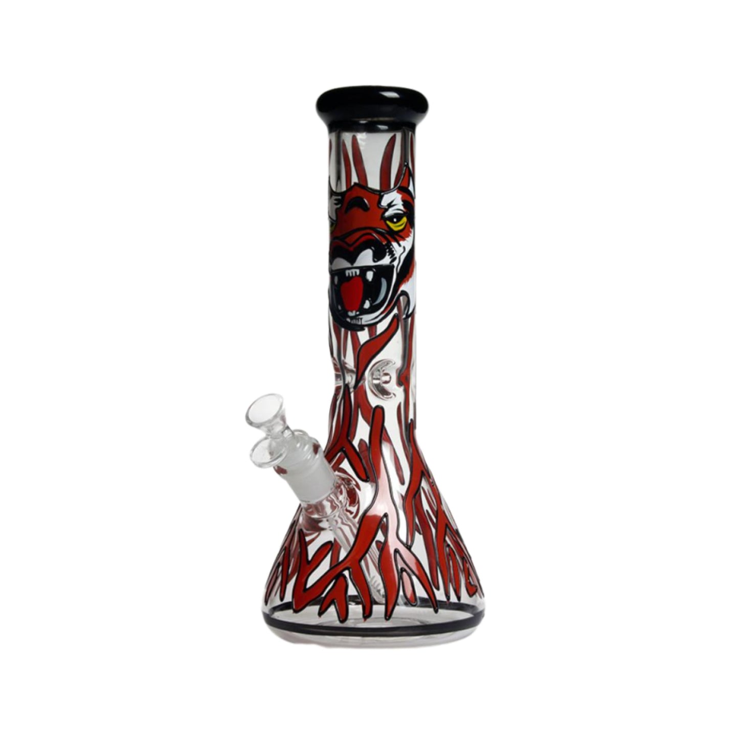 Glass Bong | RED TIGER BEAKER 13.5 INCH