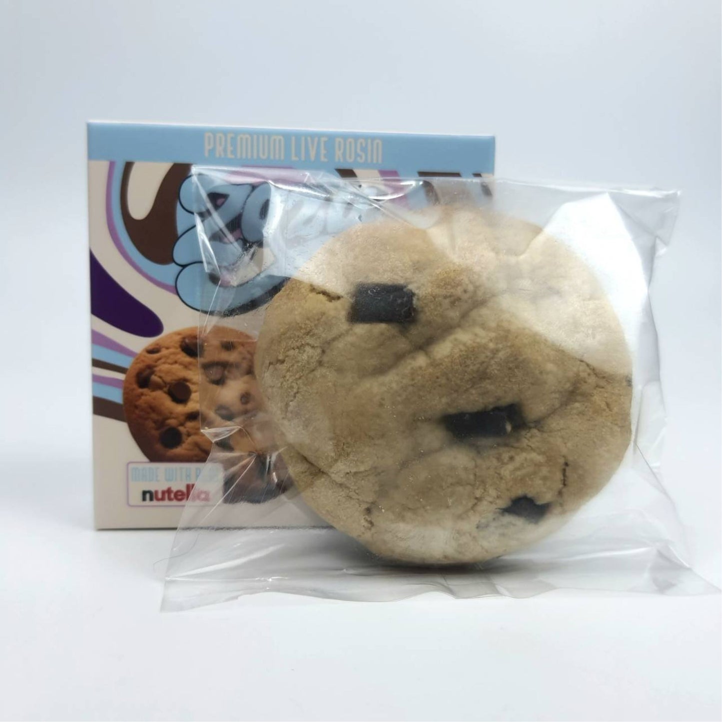 ZAZA ASIA | PREMIUM LIVE ROSIN NUTELLA COOKIE - SATIVA | 100MG THC/PIECE