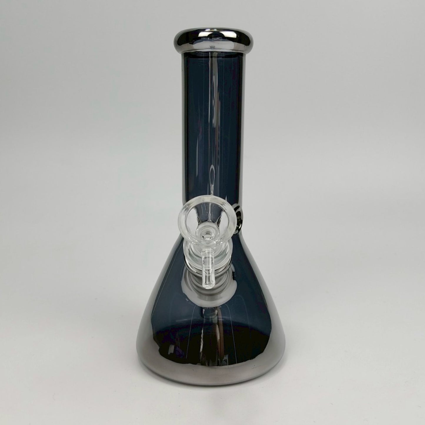Glass Bong | HOLOGRAPHIC RAINBOW CLASSIC BEAKER 8 INCH