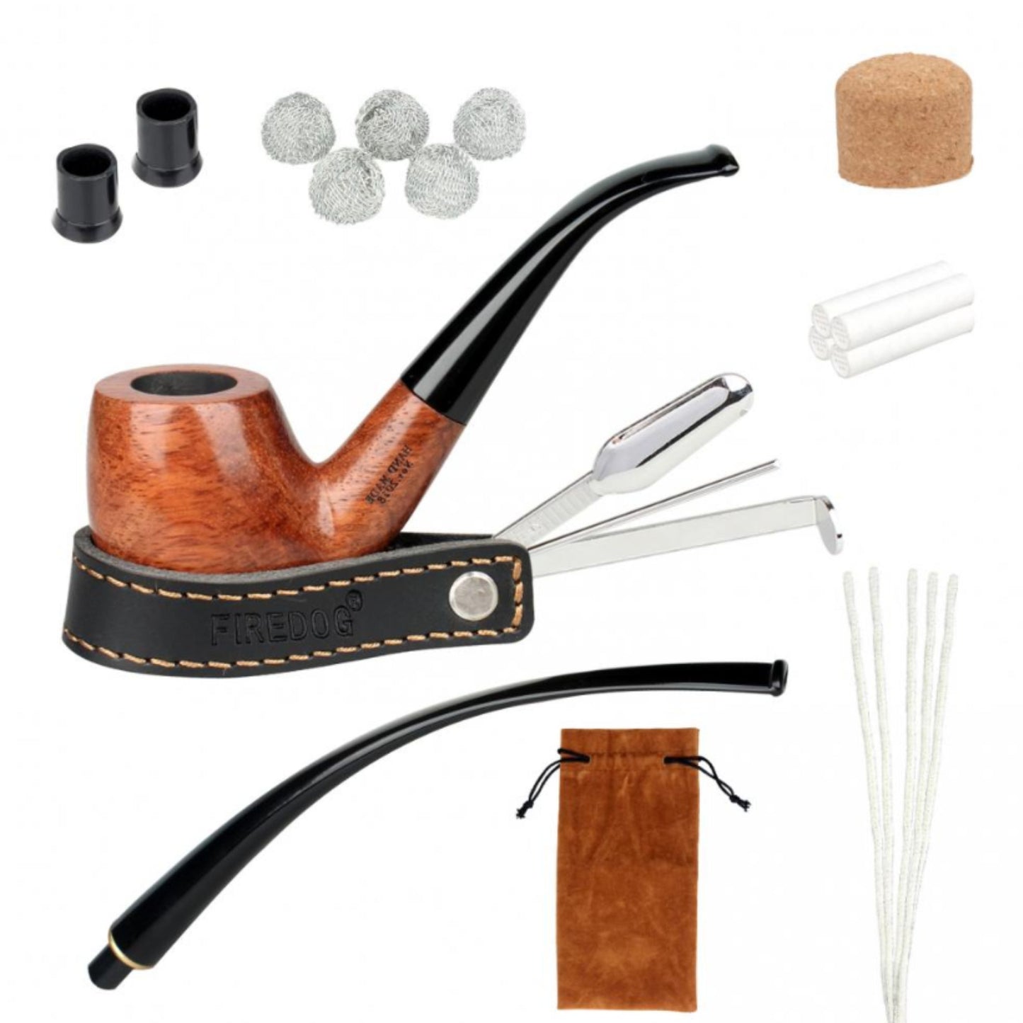 PIPE | FIREDOG - TZ07 2 IN 1 WOODEN PIPE