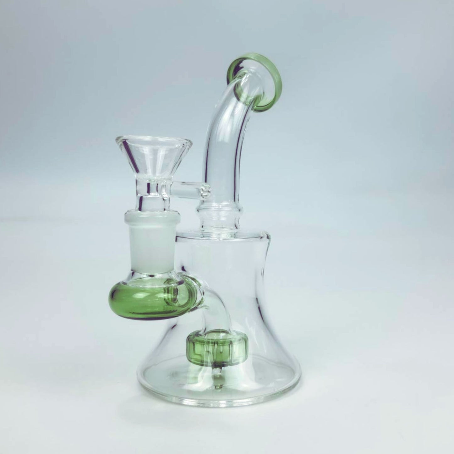 GLASS BONG | DAB RIG BEAKER 5.5 INCH WITH SHOWERHEAD PERC