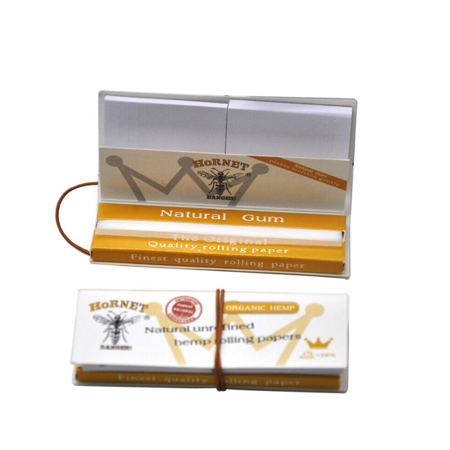ROLLING PAPER | HORNET 1 1/4 INCH WHITE ROLLING PAPER WITH TIPS