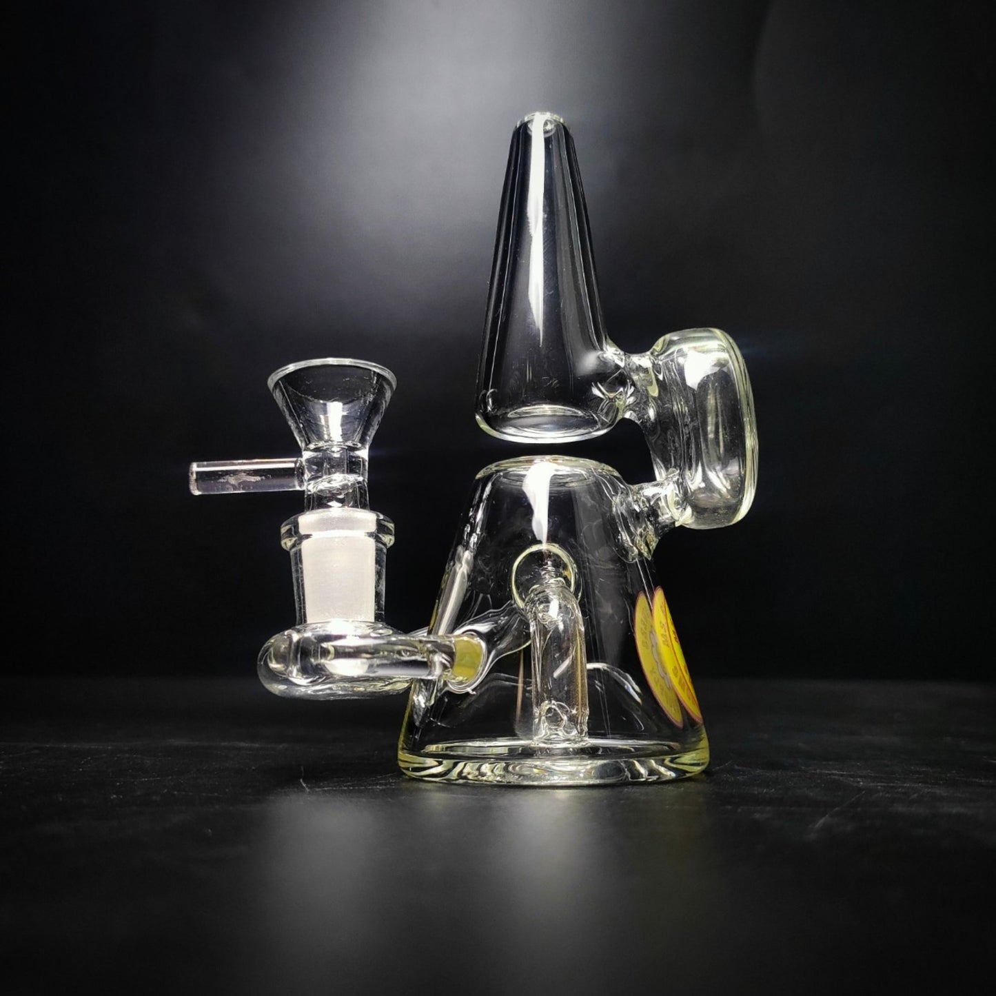 GLASS BONG | MS.FLOWERS MINI CONE CYCLER 5.7 INCH