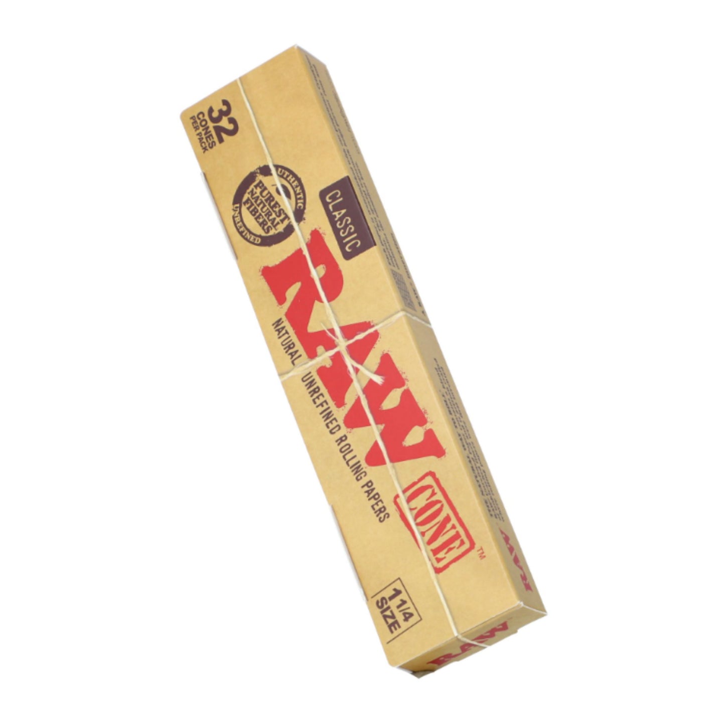 ROLLING PAPER | RAW CLASSIC PRE-ROLLED CONE 1 ¼" WITH TIP