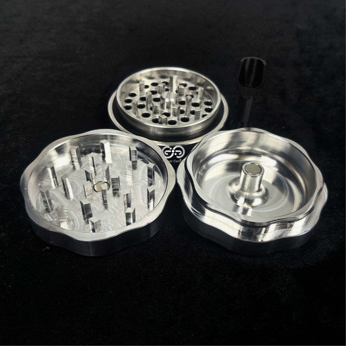 CANNABIS HARDWARE | 3 LAYERS STAGE GRINDER COARSE GRIND PLATE