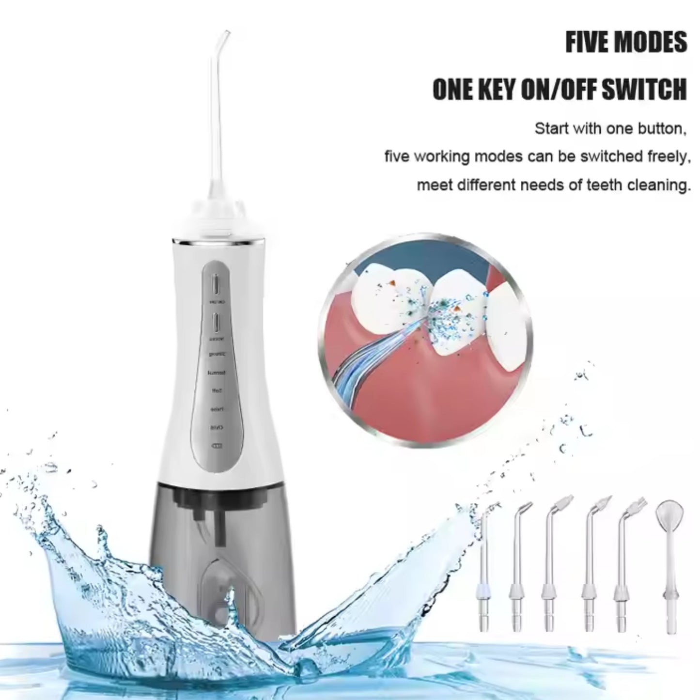 WATER FLOSSER | IPX7 WATERPROOF V.2 PORTABLE ORAL IRRIGATOR