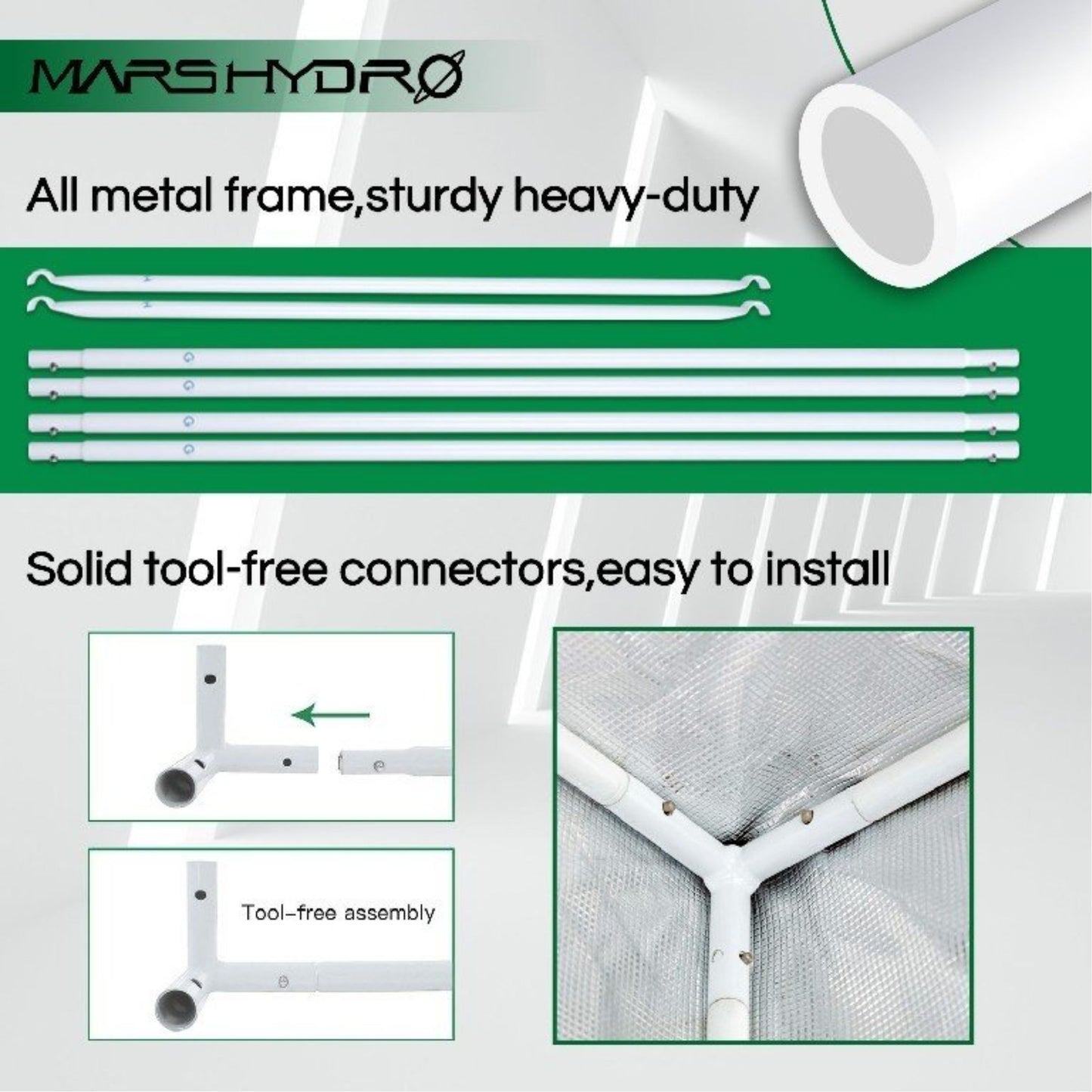 GROWING TOOLS | MASR HYDRO 2 IN 1 GROW TENT 120x90x180 CM