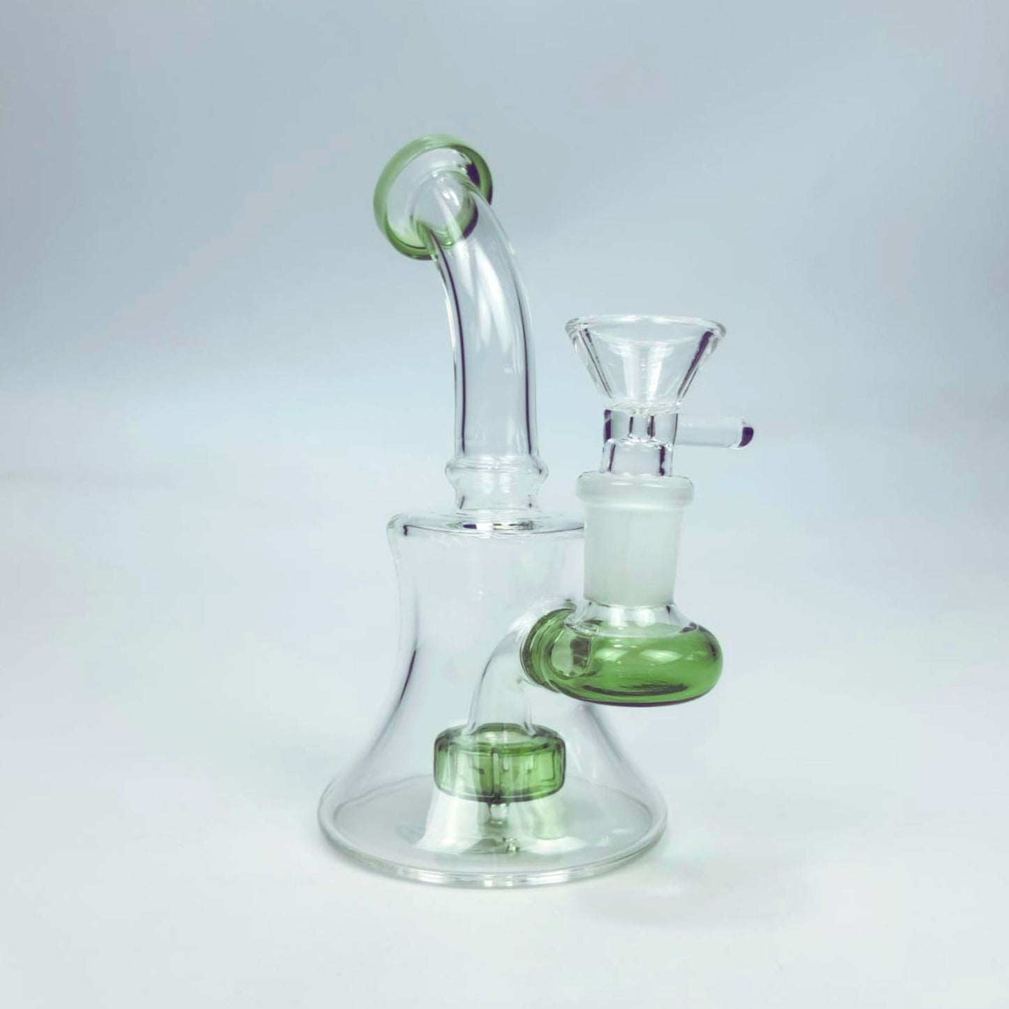 GLASS BONG | DAB RIG BEAKER 5.5 INCH WITH SHOWERHEAD PERC