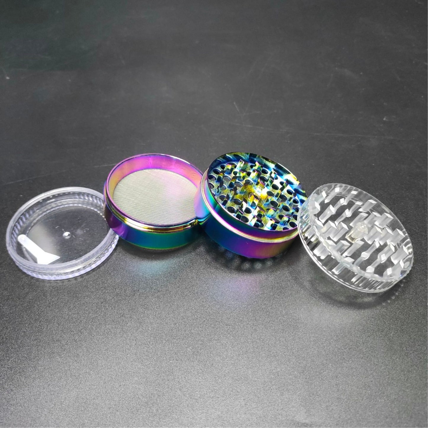 GRINDER | RAINBOW METAL GRINDER 4 LAYERS 60 MM