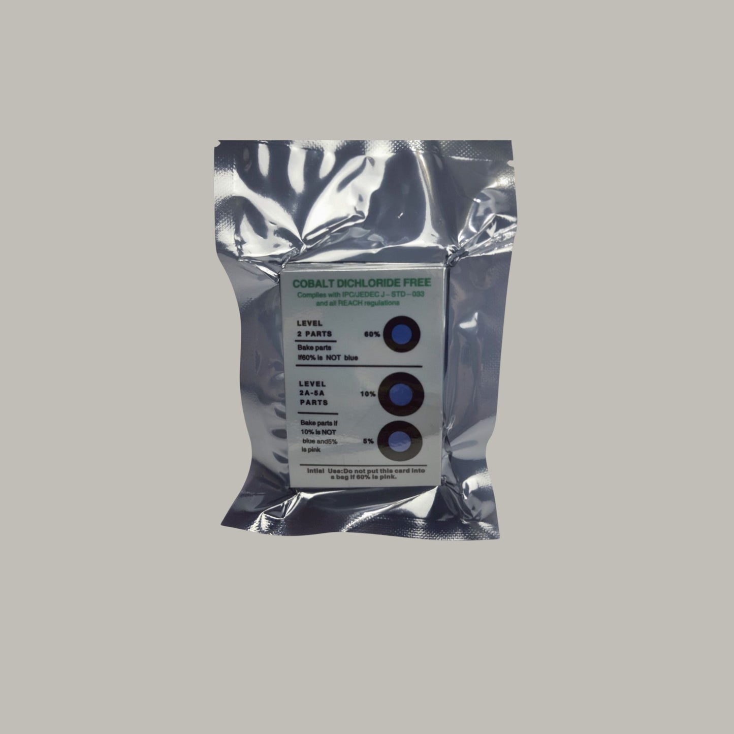 HUMIDITY INDICATOR CARD