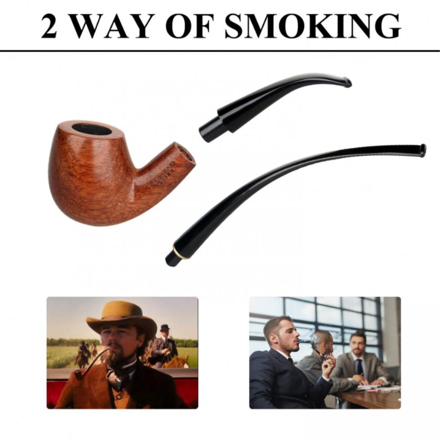 PIPE | FIREDOG - TZ07 2 IN 1 WOODEN PIPE