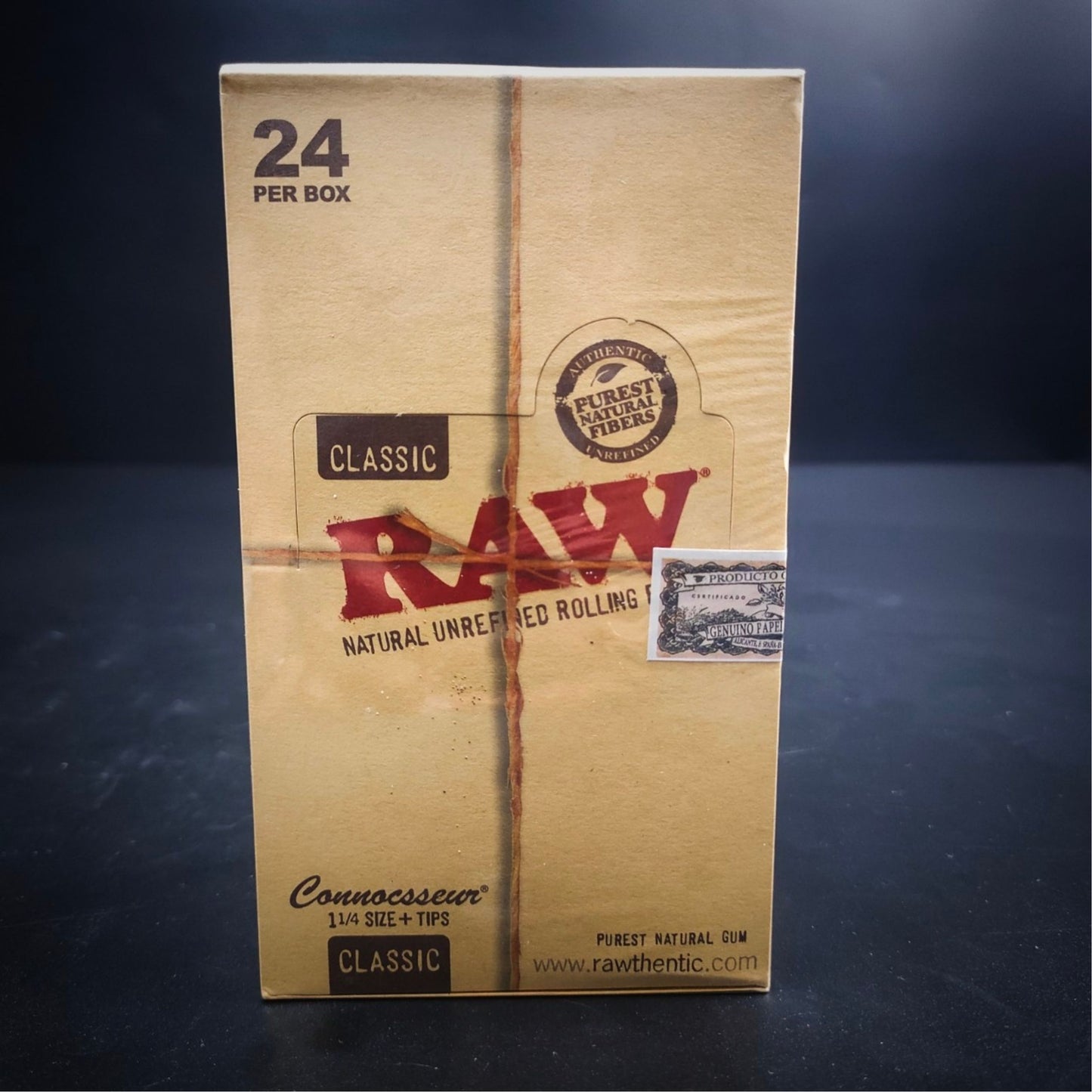 ROLLING PAPER | CHA RAW CLASSIC CONNOISSEUR 1 ¼" WITH TIPS