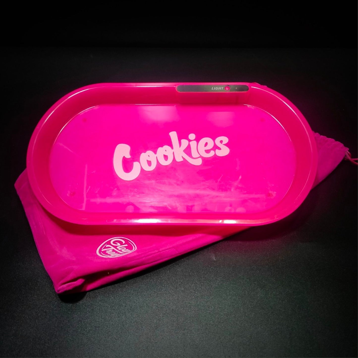 TRAY | LED COOKIES RECHARGEABLE TRAY GLOW IN THE DARK PARTY TRAY