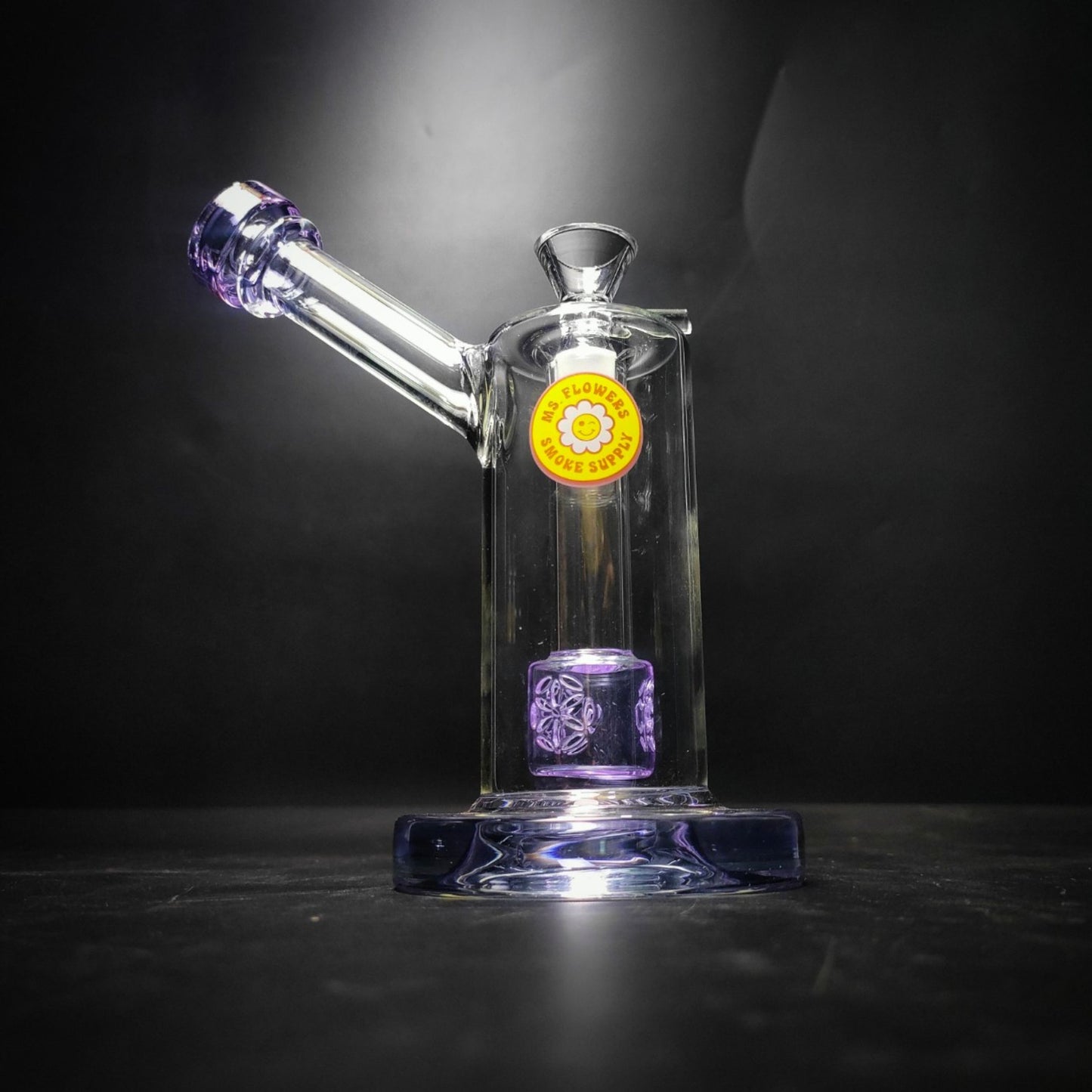 GLASS BONG | MS.FLOWERS BARREL BUBBLER 7 INCH