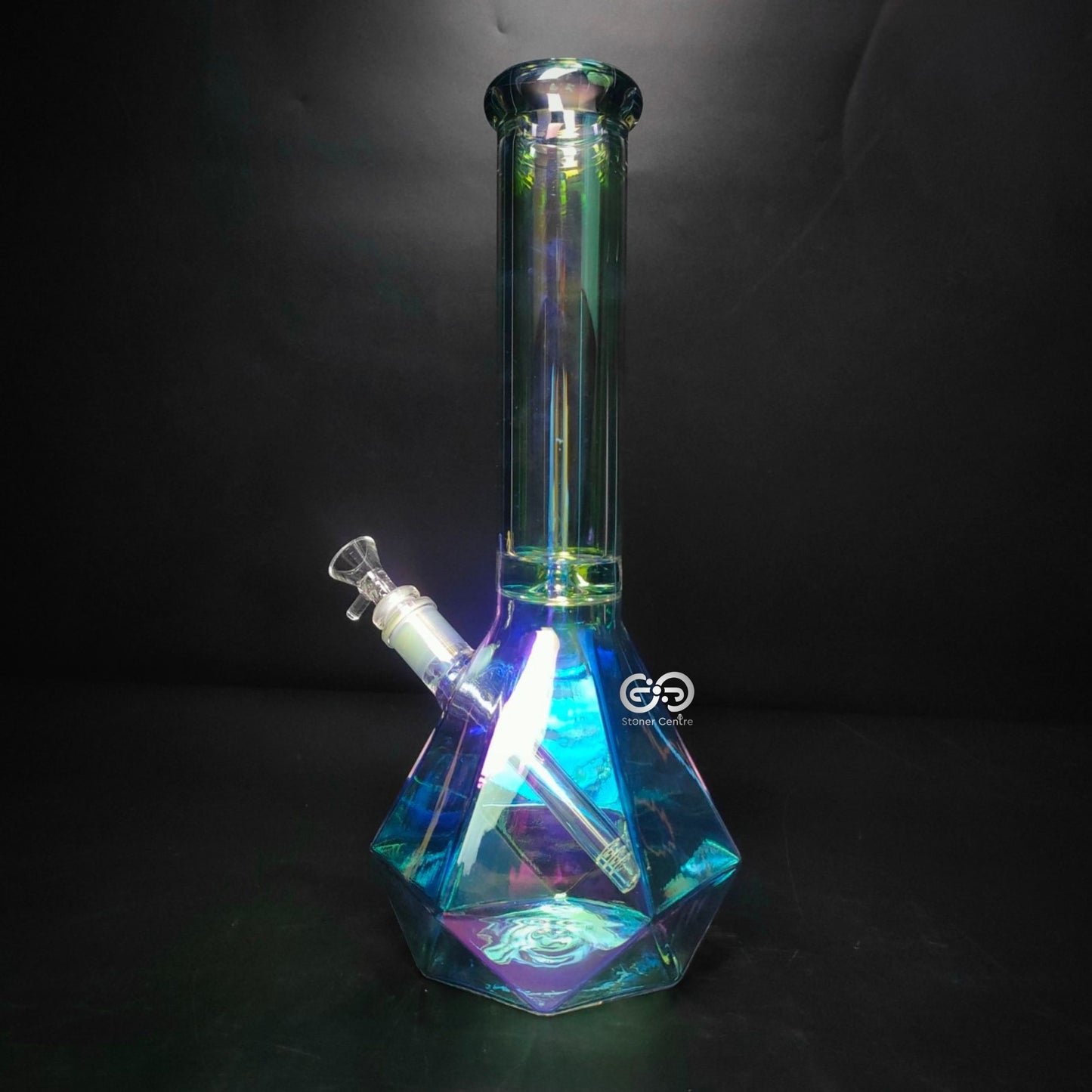 Glass Bong | HOLOGRAPHIC DIAMOND BONG 14 INCH