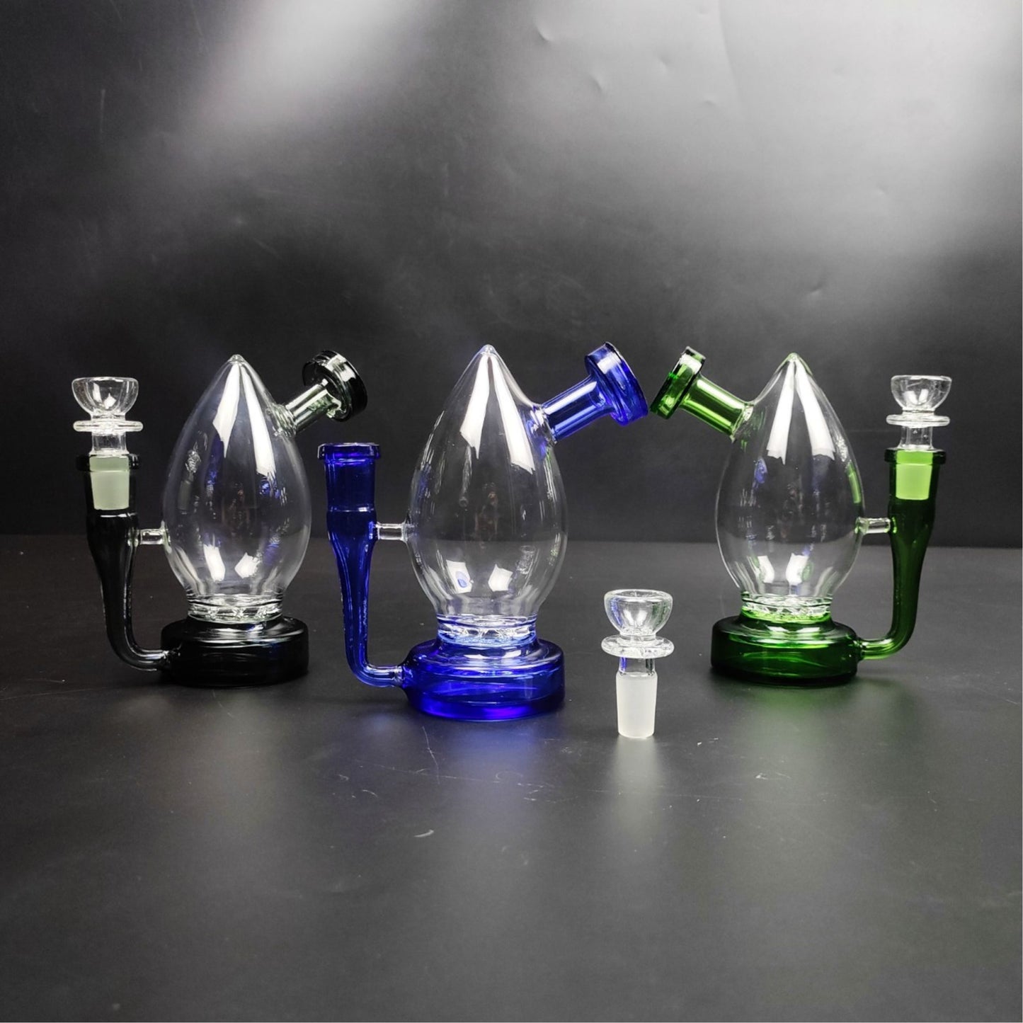 Glass Bong | PHOENIX DROPLET OIL RIG 6 INCH WITH TURBINE PERCOLATOR