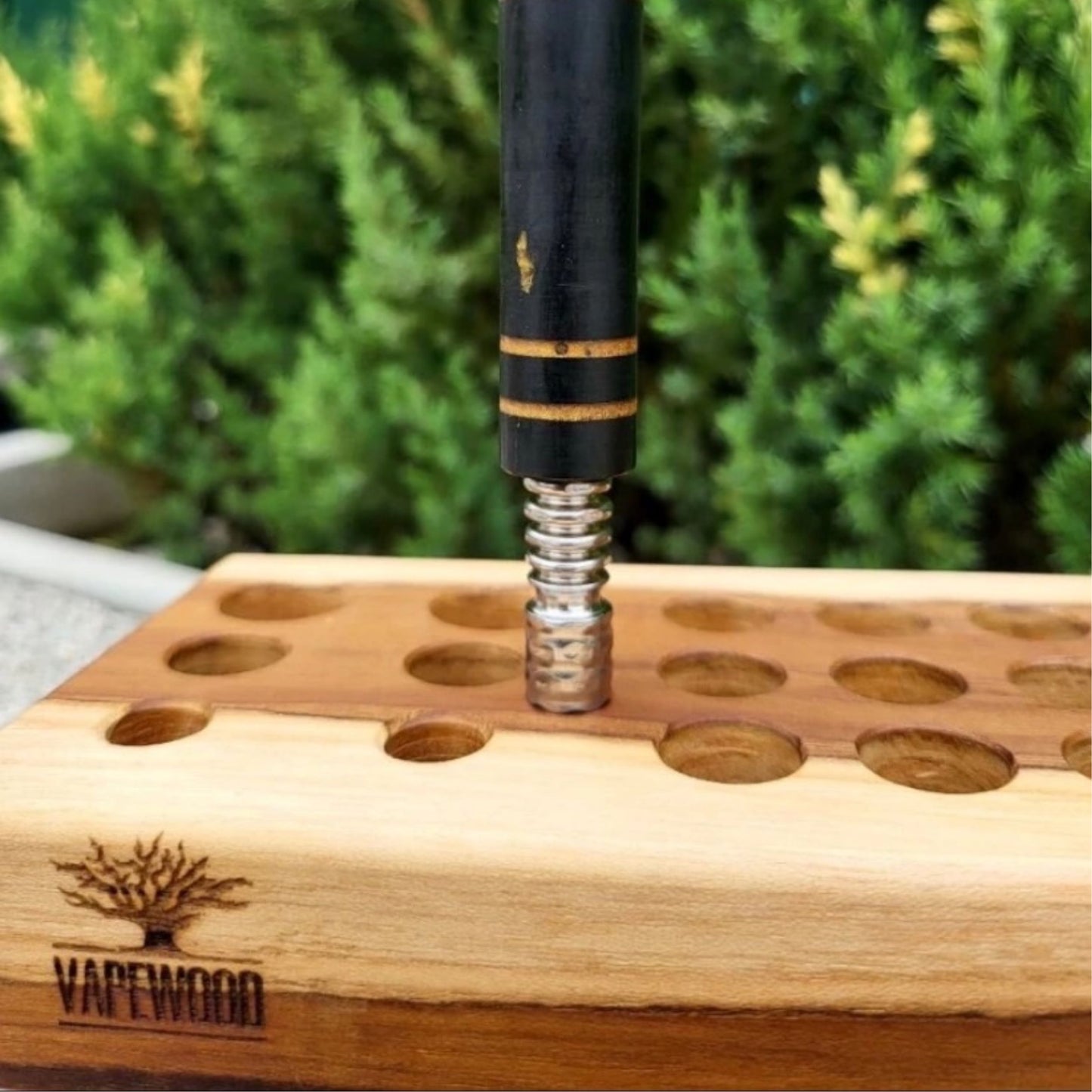 VAPEWOOD | WOODEN STATION (ถาดวางโจ๋ Size : 10x20x3.5cm)