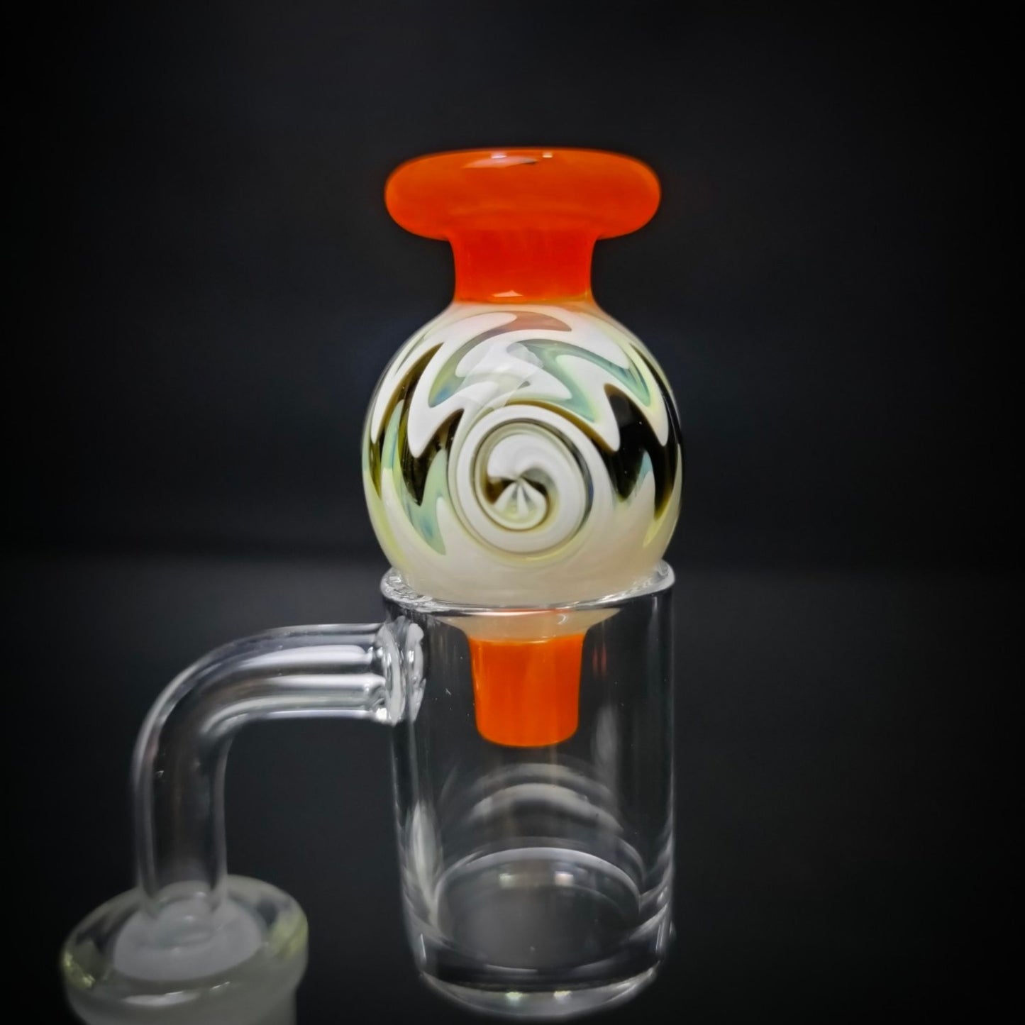 CARB CAP | END OF THE WORLD CARB CAP WITH TIP 10 MM INNER DIAMETER 26.5 MM WIDEST DIAMETER