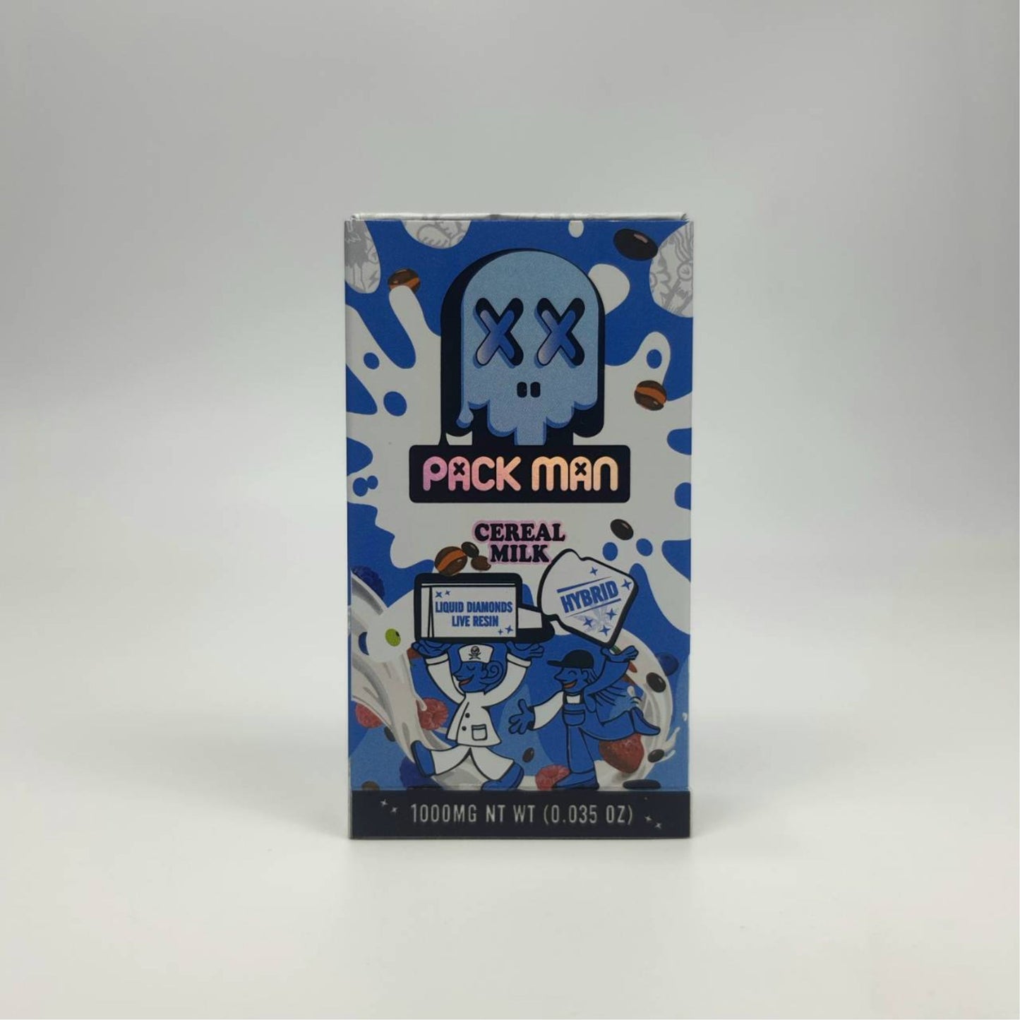 PACK MAN LIQUID DIAMONDS + LIVE RESIN 1.0ML | CEREAL MILK : HYBRID