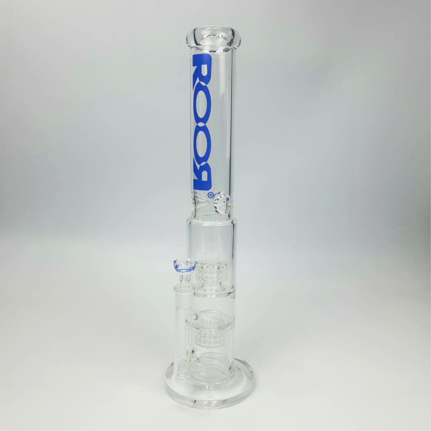 Glass Bong | ROOR TECH STRAIGHT WITH DOUBLE MATRIX PERCOLATORS 16 INCH