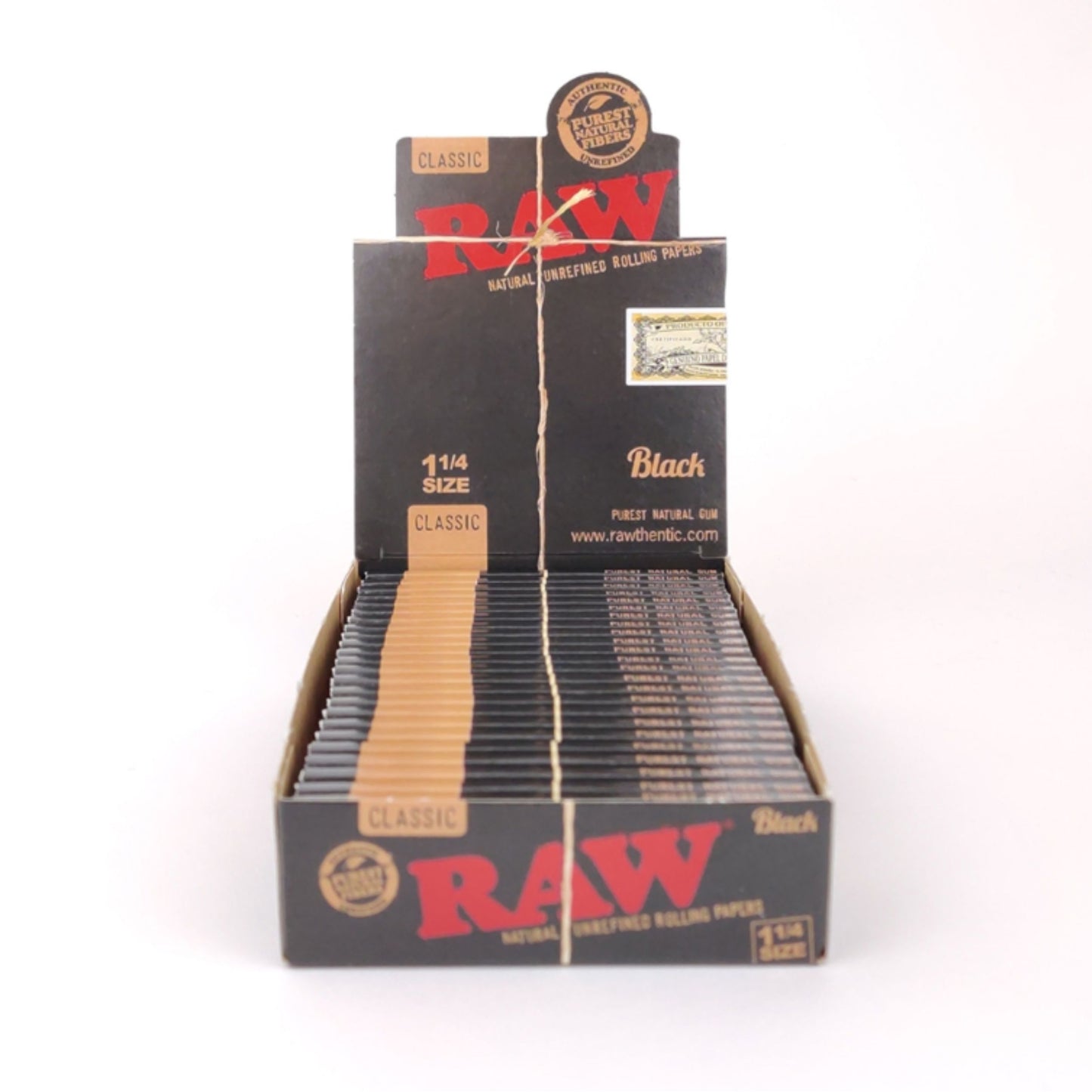 ROLLING PAPER | RAW CLASSIC BLACK ROLLING PAPER 1 ¼"