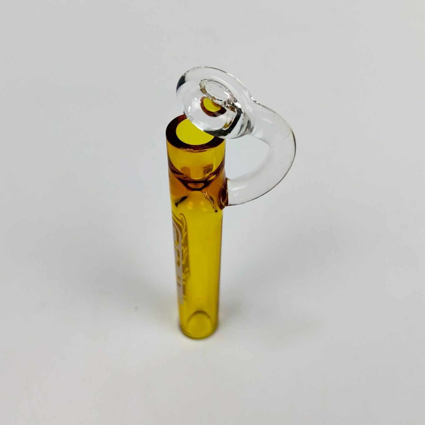 PIPE | GRAV CONCENTRATE TESTER OIL CHILLUM 3.5 INCH | YELLOW BODY
