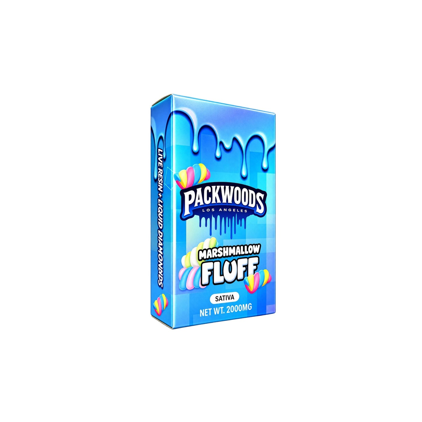 PACKWOODS - LIVE RESIN + LIQUID DIAMONDS 2.0ML | MARSHMALLOW FLUFF : SATIVA