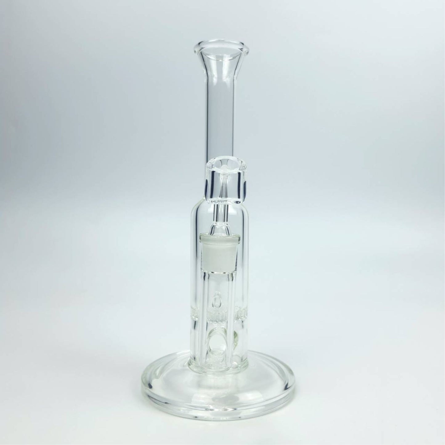 Glass Bong | EMPTY SERIES SCIENTIST MINI WITH QUARTZ BANGER BOWL 9 INCH