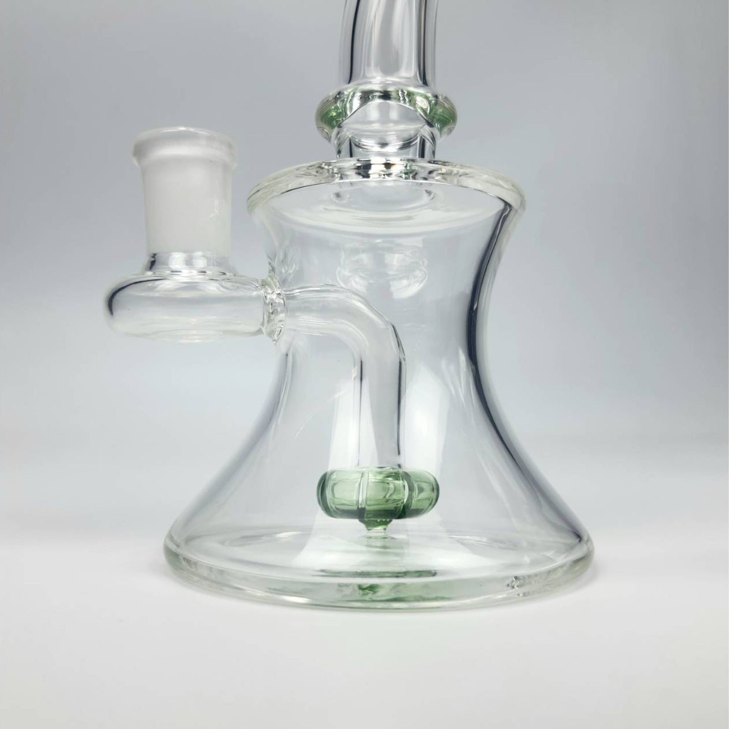 GLASS BONG | RECYCLER GLASS RIG 6.5 INCH WITH MATRIX PERC