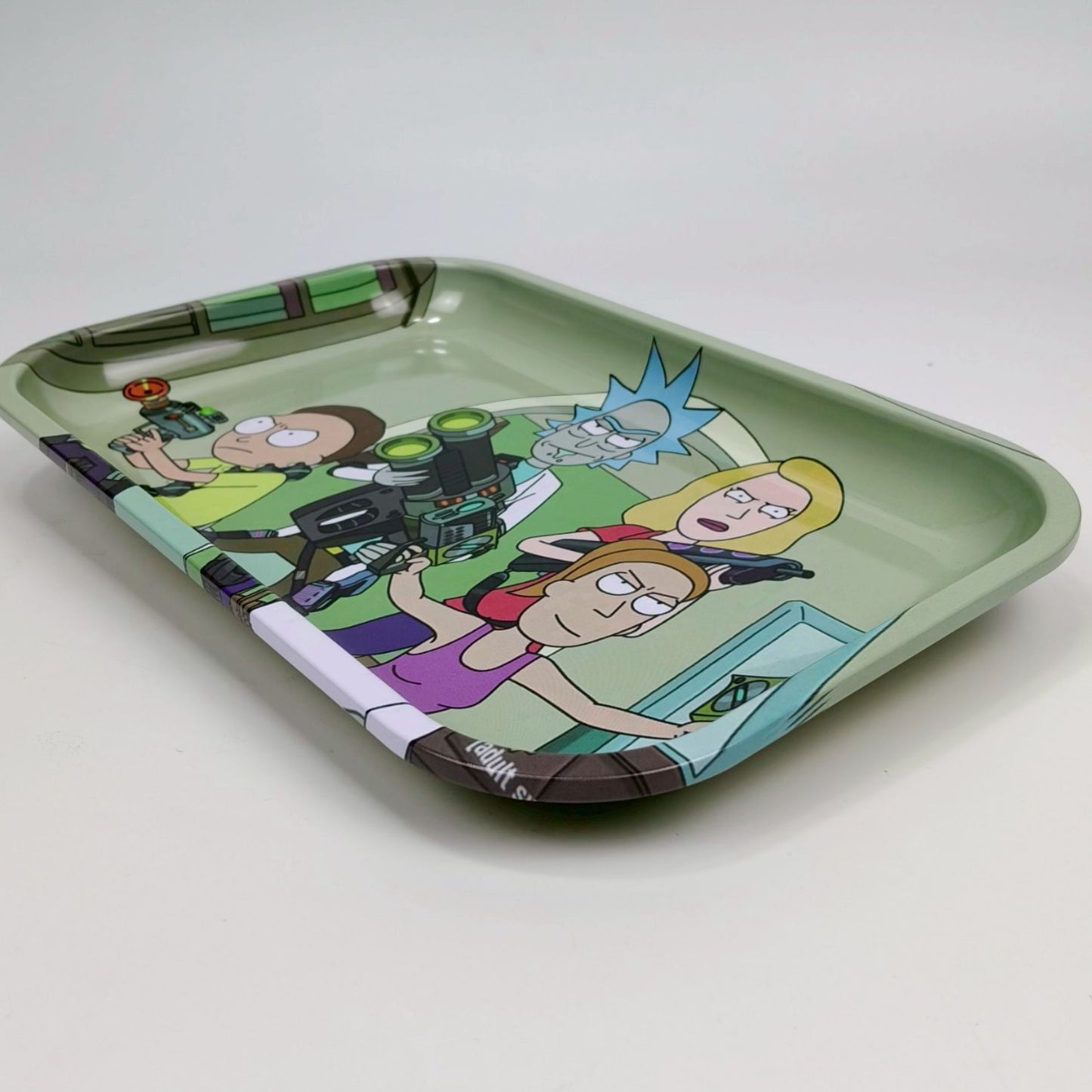 TRAY | RICK & MORTY THE FAMILY METAL ROLLING TRAY SIZE : 19X28.5 CM