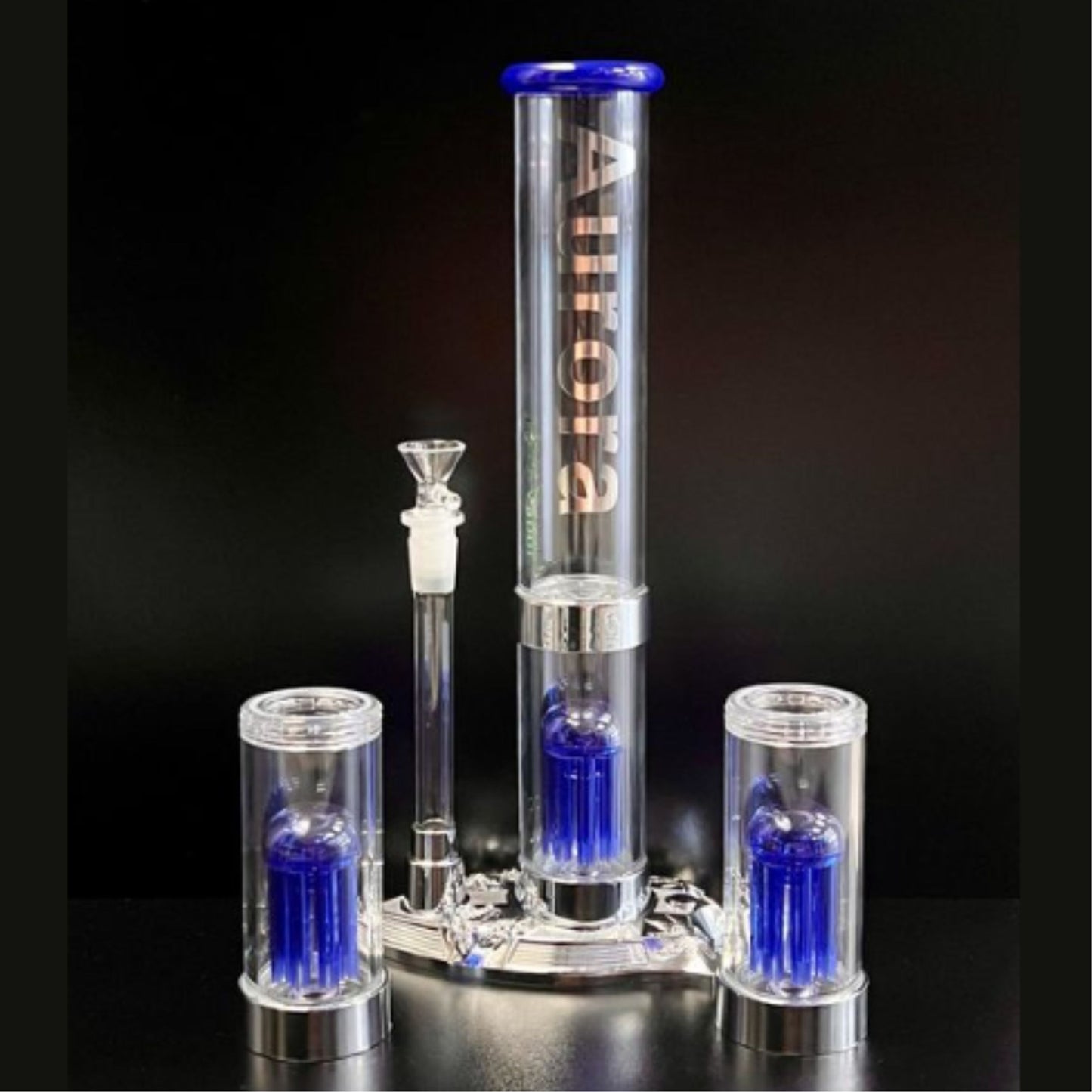 LTQ VAPOR | AURORA LED 3 PART PARTY BONG 22 INCH