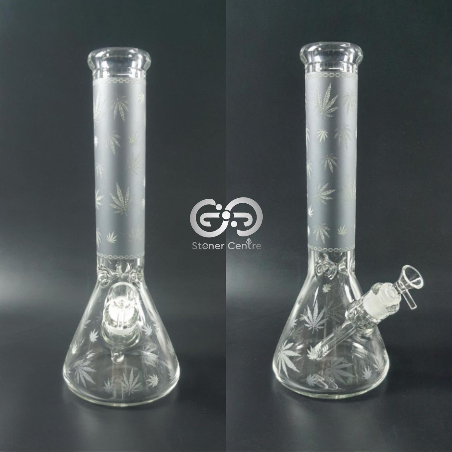 Glass Bong | MJ BEAKER GLOW IN THE DARK 14 INCH