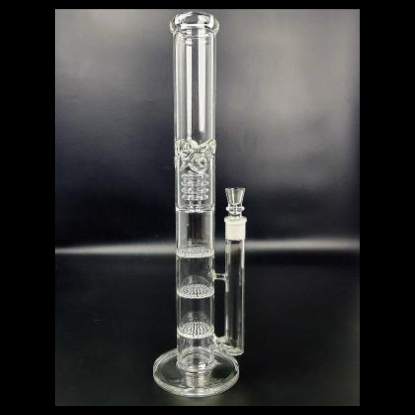 Glass Bong | EMPTY SCIENTIST TRIPLE HONEYCOMB PERCOLATOR STRAIGHT 18 INCH