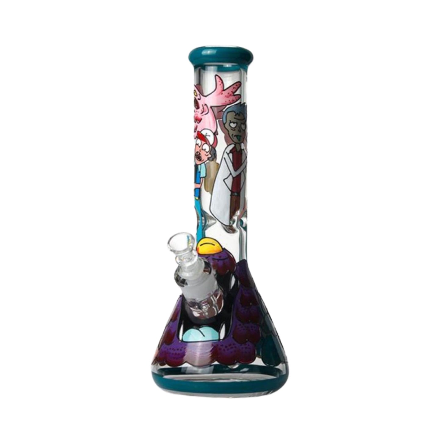 Glass Bong | RICK AND MORTY GLOW IN THE DARK  12.5 INCH #3