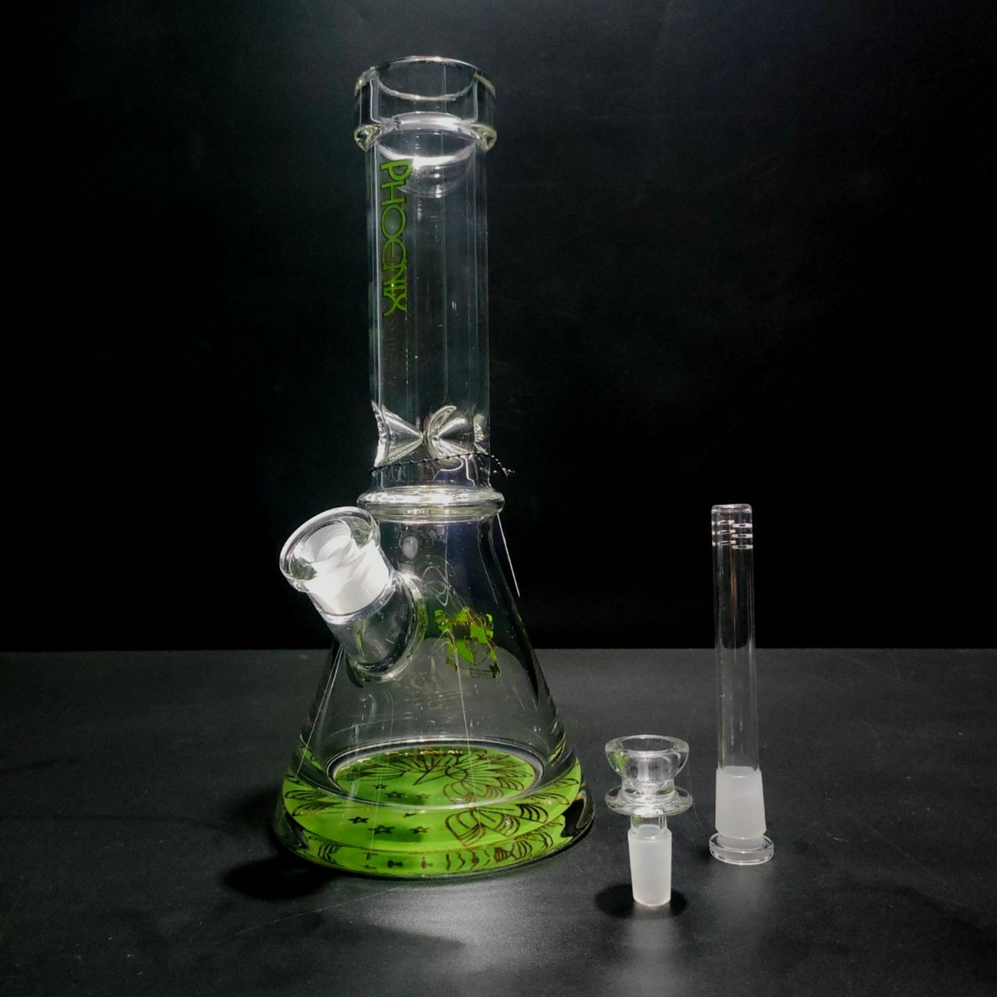 Glass Bong | PHOENIX THICKEN JOINT AND EXTRA HEAVY BASE BEAKER 12 INCH