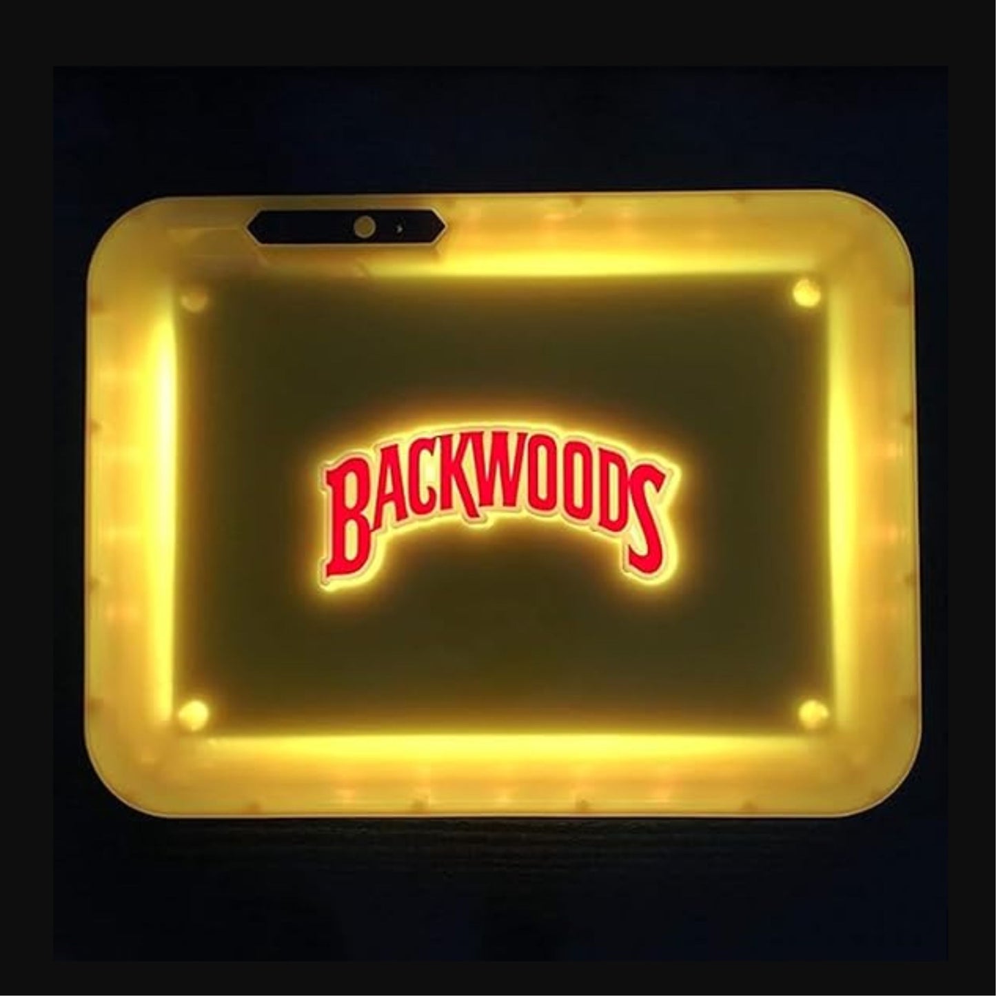 TRAY | LED ROLLING TRAY BACKWOODS GLOW IN THE DARK PARTY TRAY