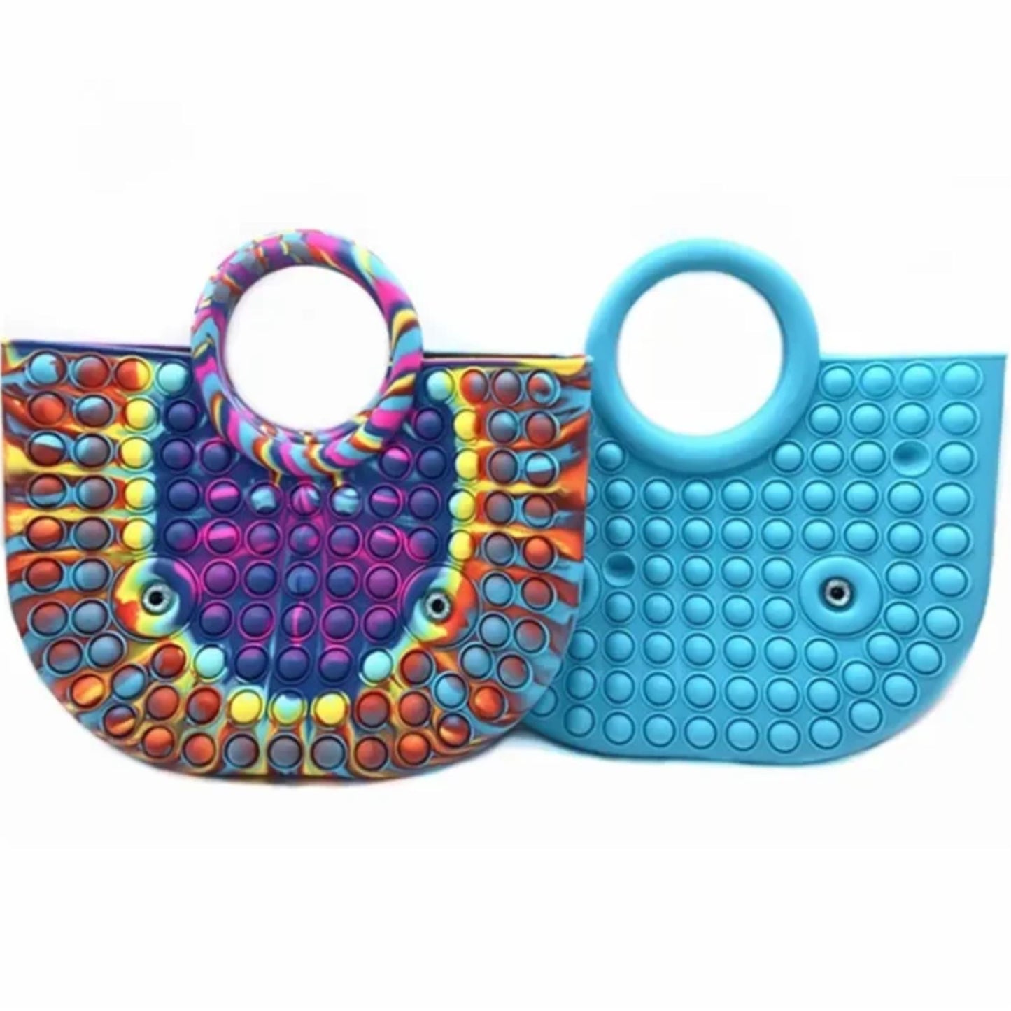 กระเป๋าใส่ของ มี 4 สี กระเป๋าถือ กระเป๋า Bubble ทำจาก Silicone Food Grade Educational Fidget Bag For reduce stress