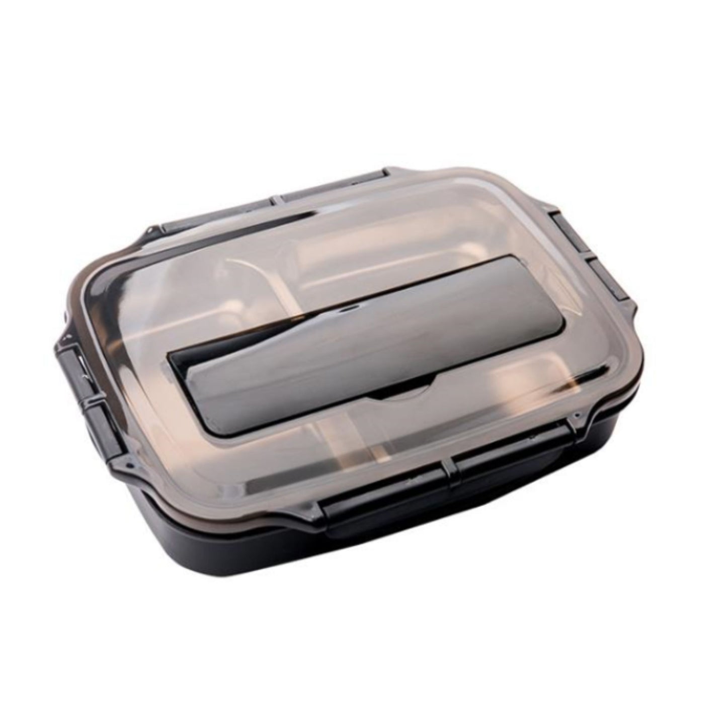 BENTO LUNCH BOX 3 SLOT SIZE 19x26x6 cm | กล่องอาหารกลางวัน กล่องข้าว SUS304 อุ่นอาหารได้โดยน้ำอุ่น