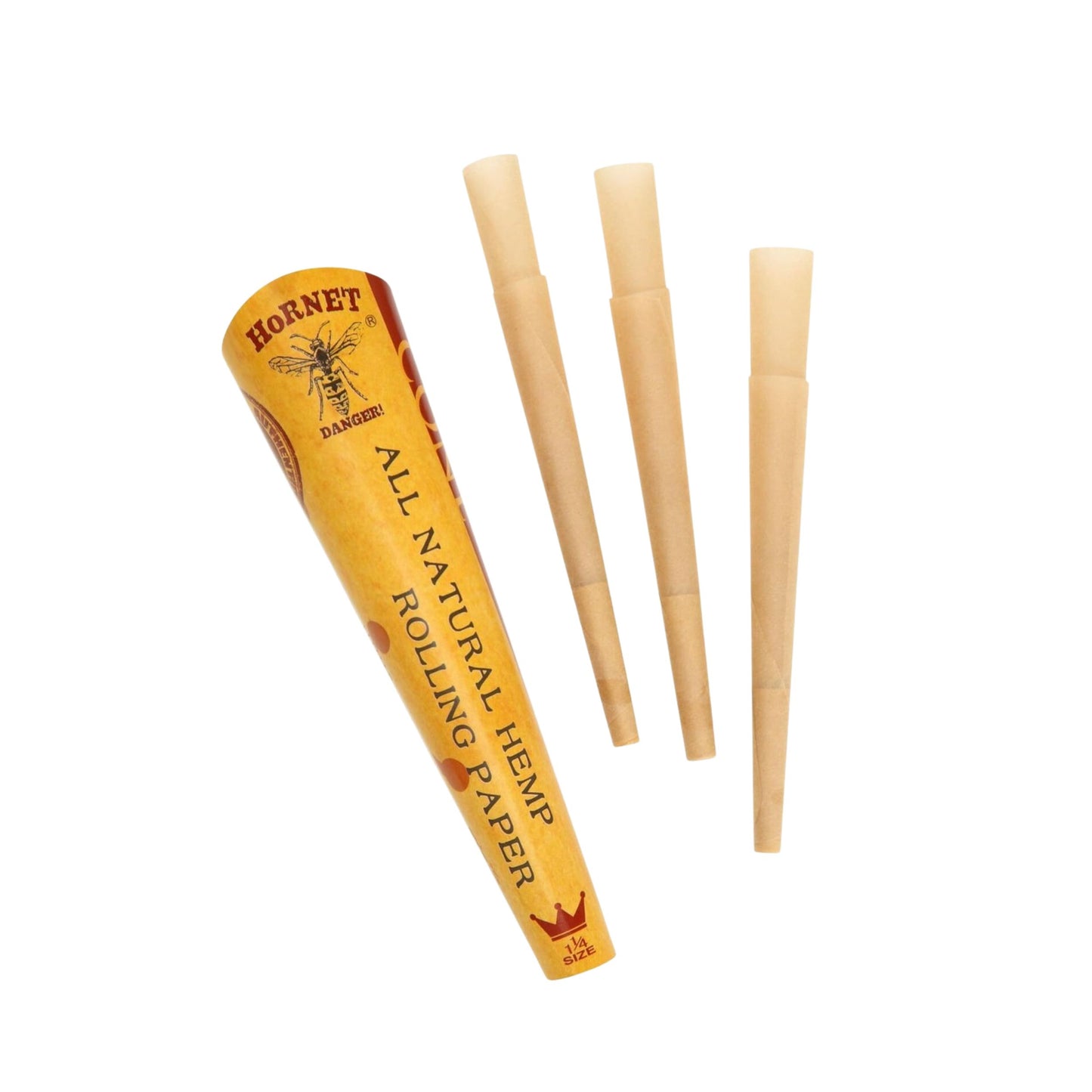 ROLLING PAPER | HORNET 1 1/4 INCH PRE - ROLLED CONES